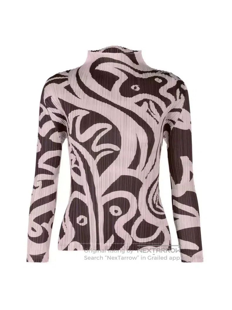 Issey Miyake Issey Miyake Light Purple Long Sleeve Top Size L / US 10 / IT 46 - 6 Thumbnail
