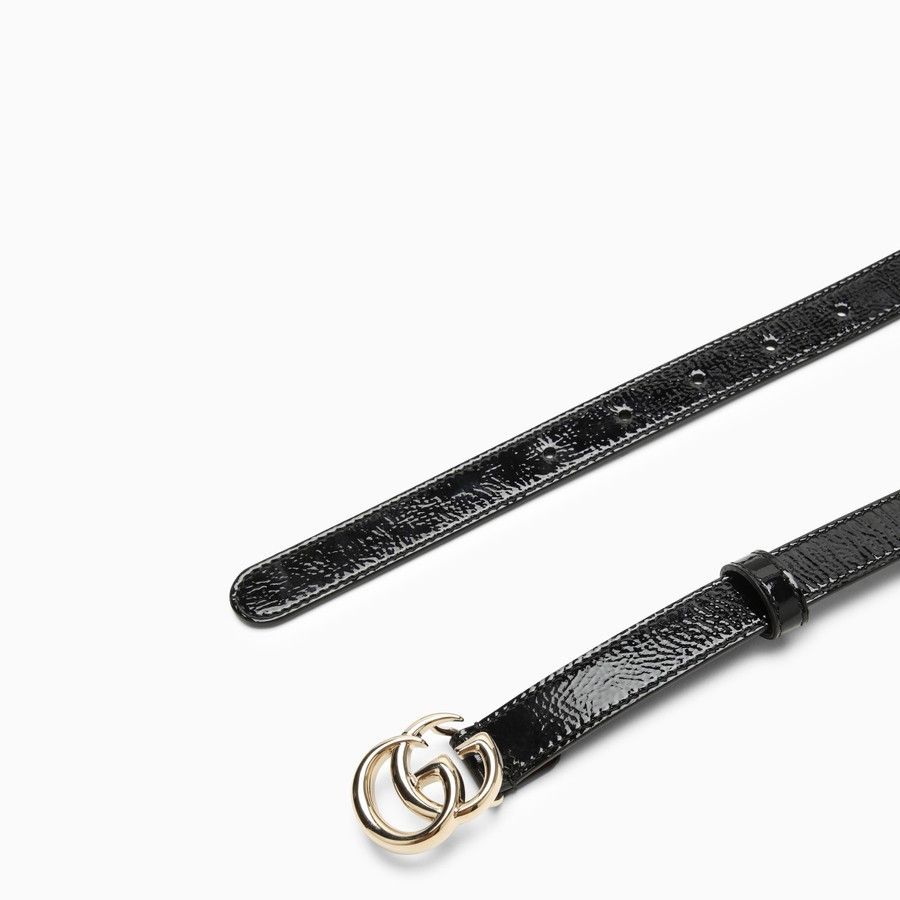 Gucci o1d2blof0824 Size: 90 / GG Marmont Thin Belt in Black Size ONE SIZE - 3 Thumbnail