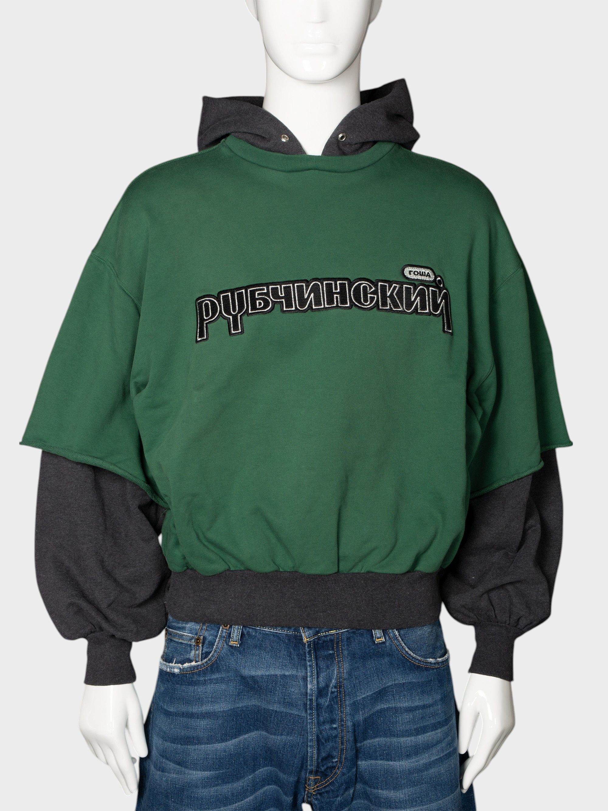 Gosha Rubchinskiy Gosha Rubchinskiy - S/S 2018 - combo hoodie Size US S / EU 44-46 / 1 - 3 Thumbnail