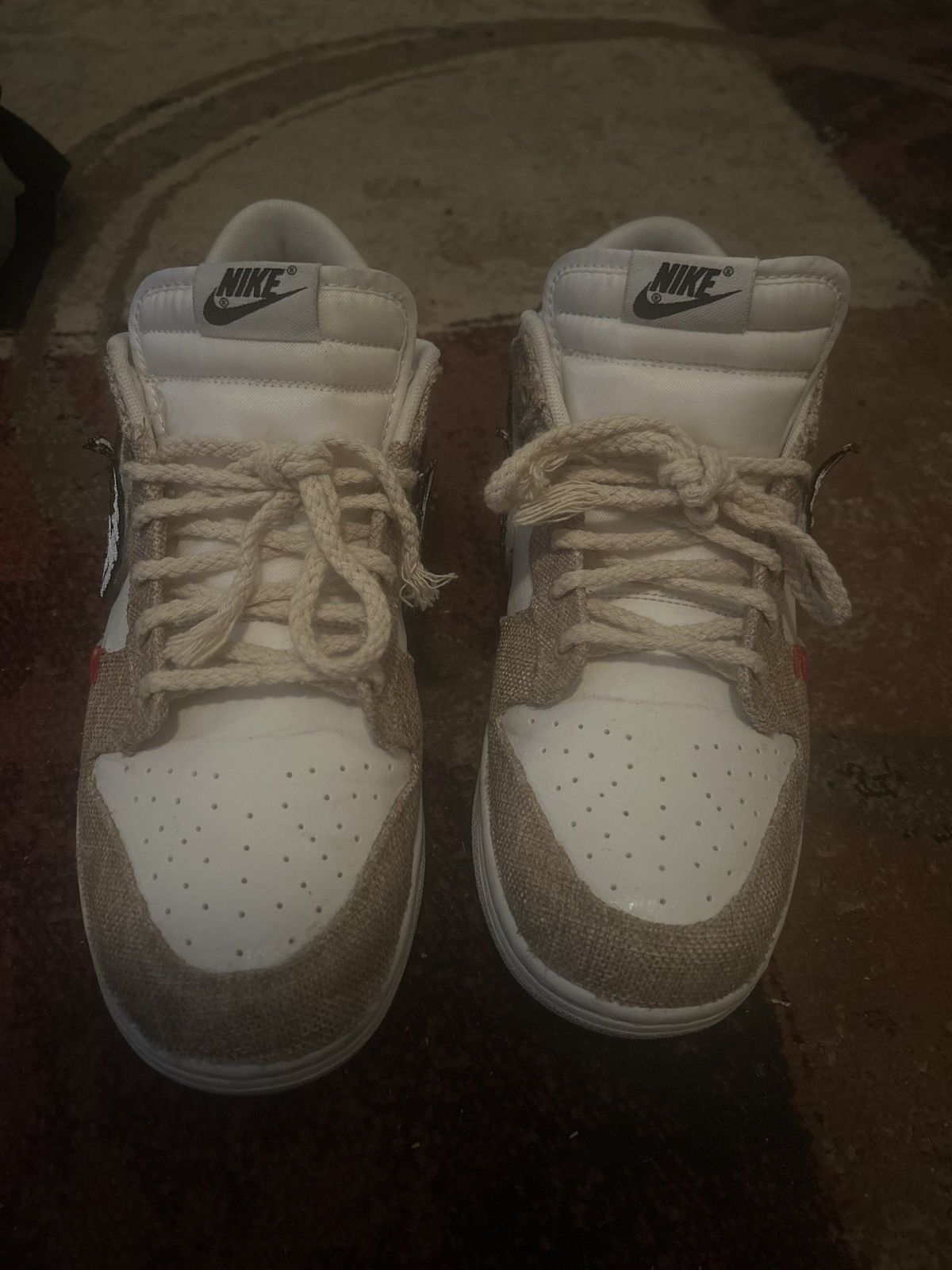 Nike Nike Dunk Low x RAW Custom Size US 11 / EU 44 - 5 Thumbnail