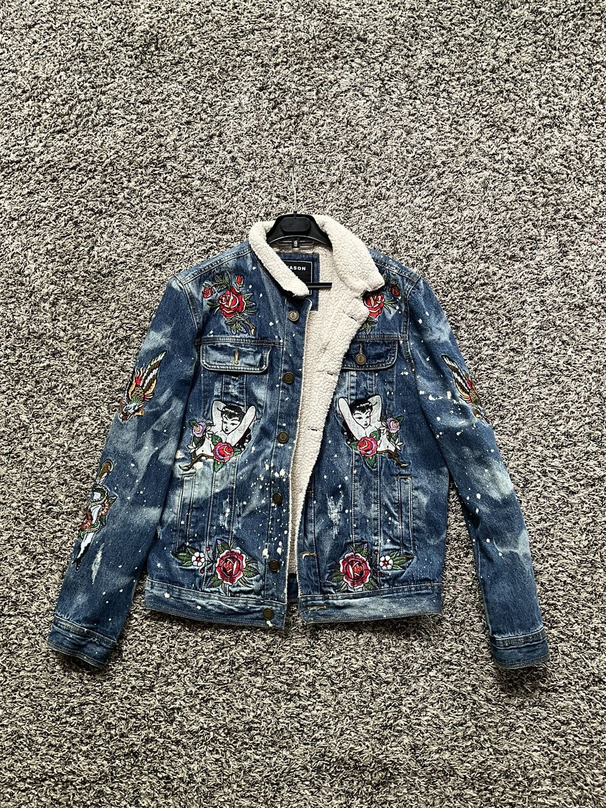 Outlet Richie Rich Acid Wash Jacket