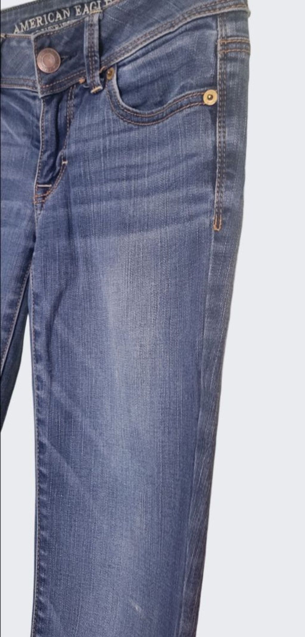 American Eagle Outfitters American Eagle 5 pocket Boot Kick Super Stretch Jeans Size 0 Size 25" / US 0 / IT 36 - 3 Thumbnail