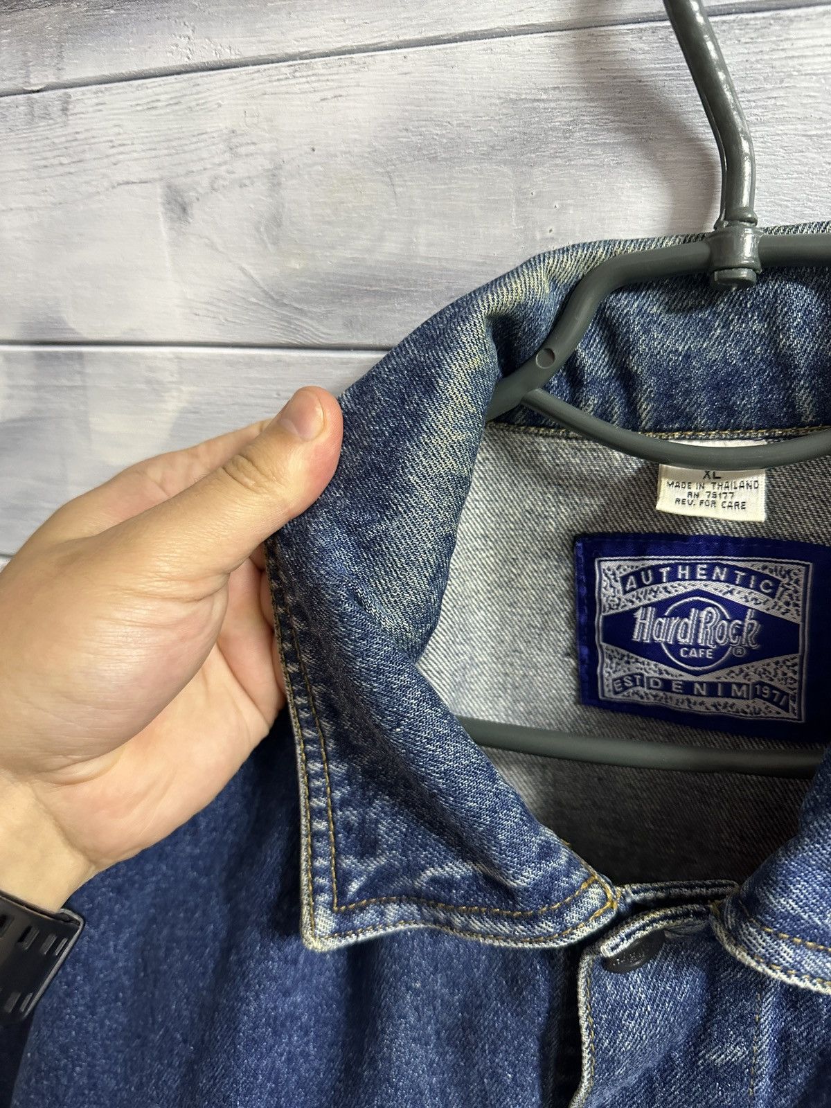 Hard Rock Cafe Very Rare Vintage Jacket Hard Rock Cafe New York Size US XL / EU 56 / 4 - 11 Thumbnail