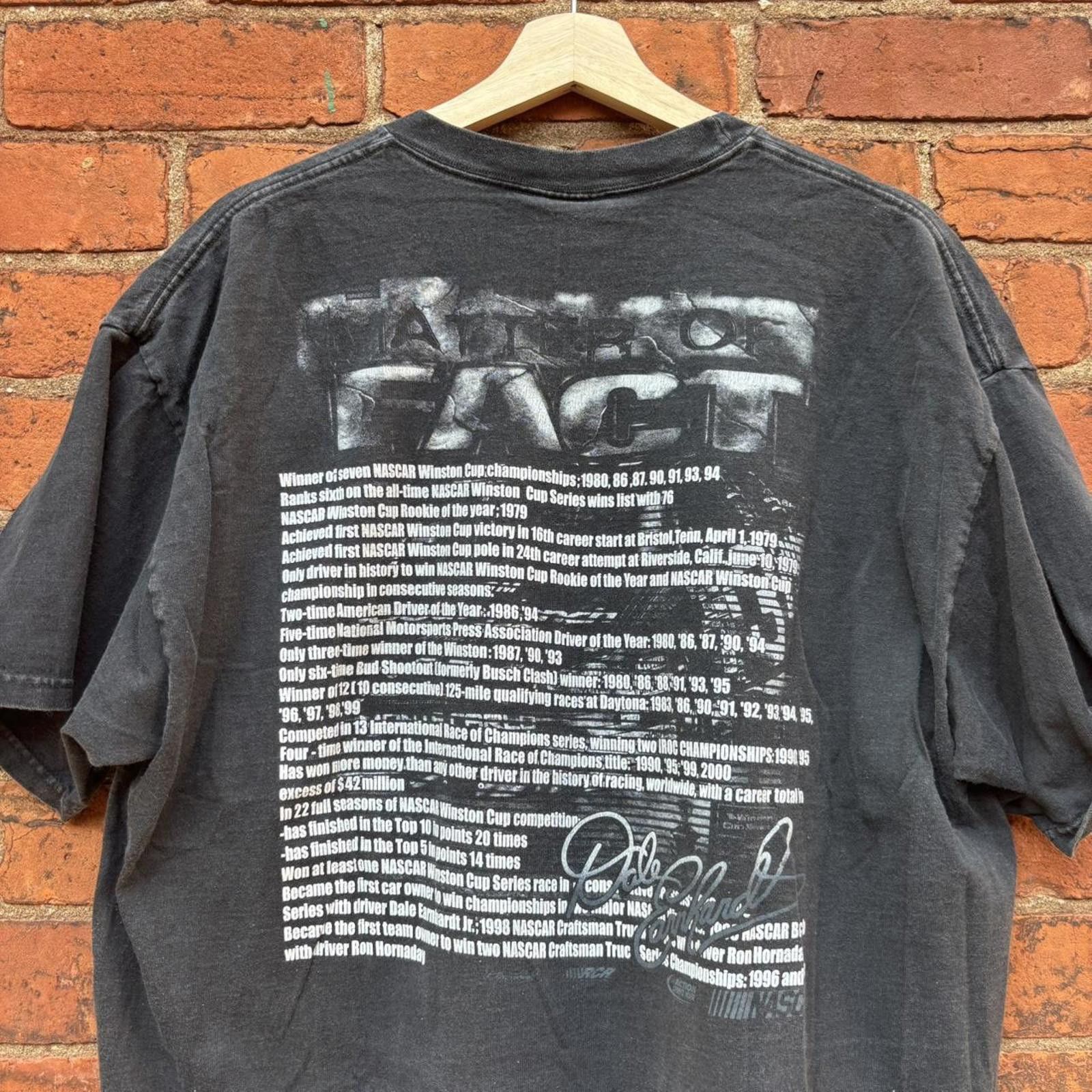 Chase Authentics vintage Dale Earnhardt determination t shirt 00s L Size US L / EU 52-54 / 3 - 4 Thumbnail
