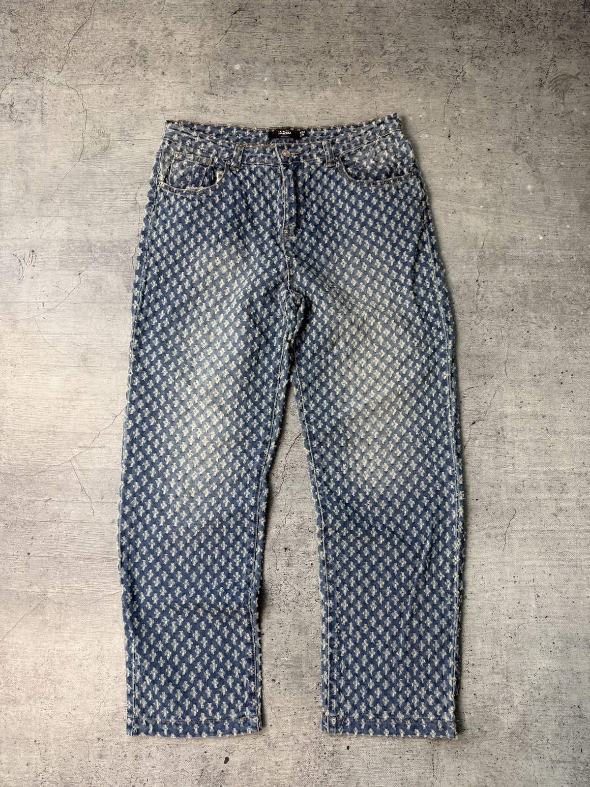 Jaded London Jeans Jaded London Distressed Denim Japanese Blue 34 Size US 34 / EU 50 - 2 Thumbnail