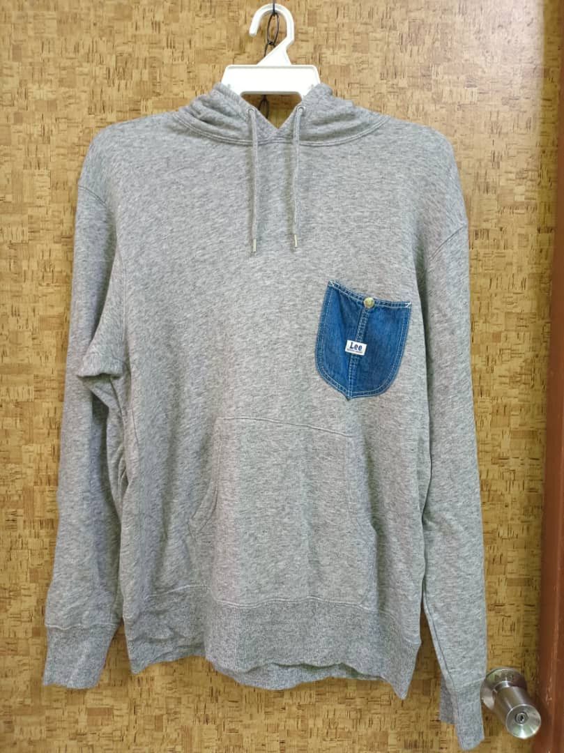 Lee Vintage Lee Union Made Pocket Denim Rayon Hoodie Size US M / EU 48-50 / 2 - 1 Thumbnail