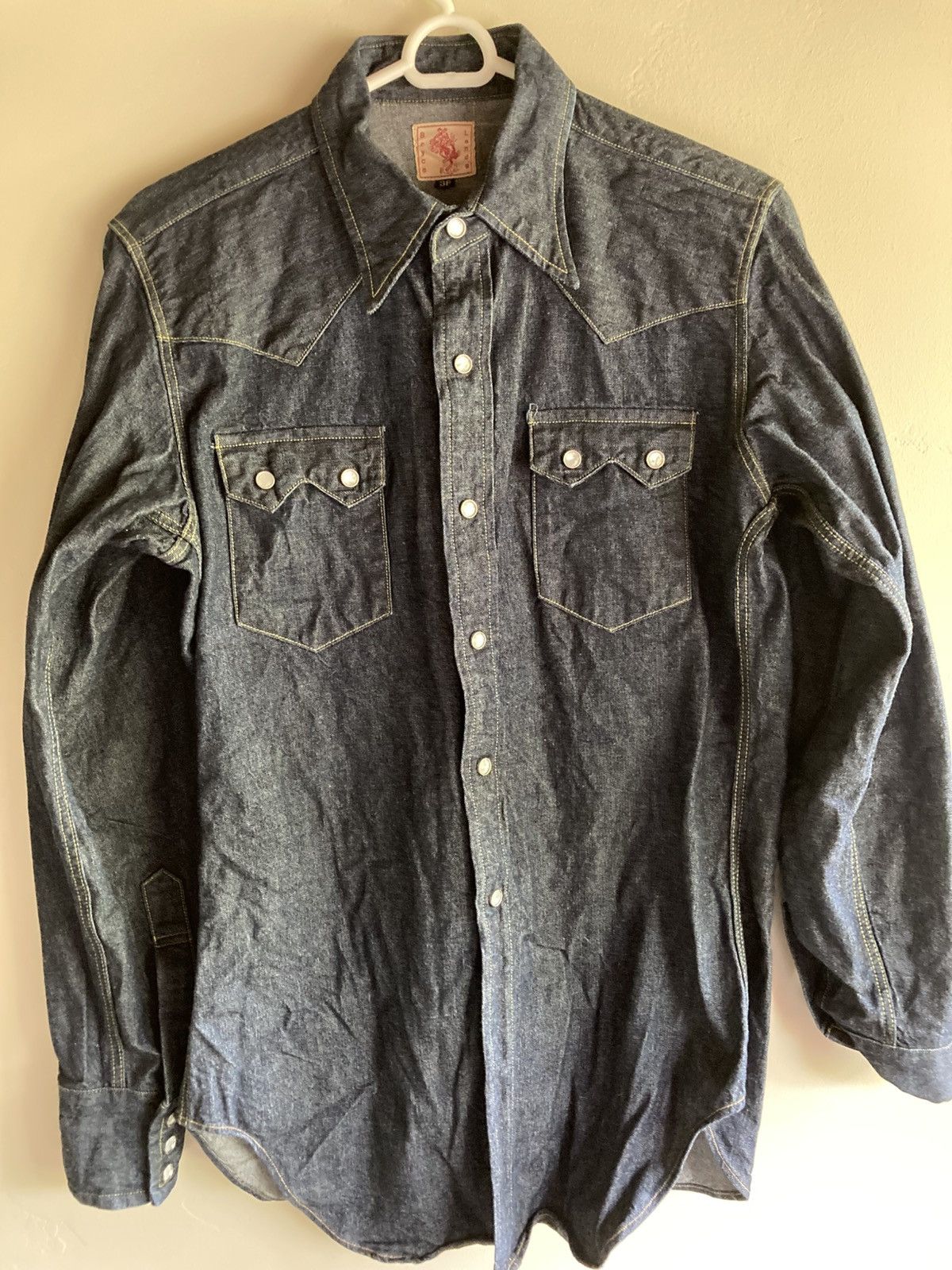Bryceland's Brycelands Sawtooth Denim Western Shirt Sz 38 Size US S / EU 44-46 / 1 - 1 Thumbnail