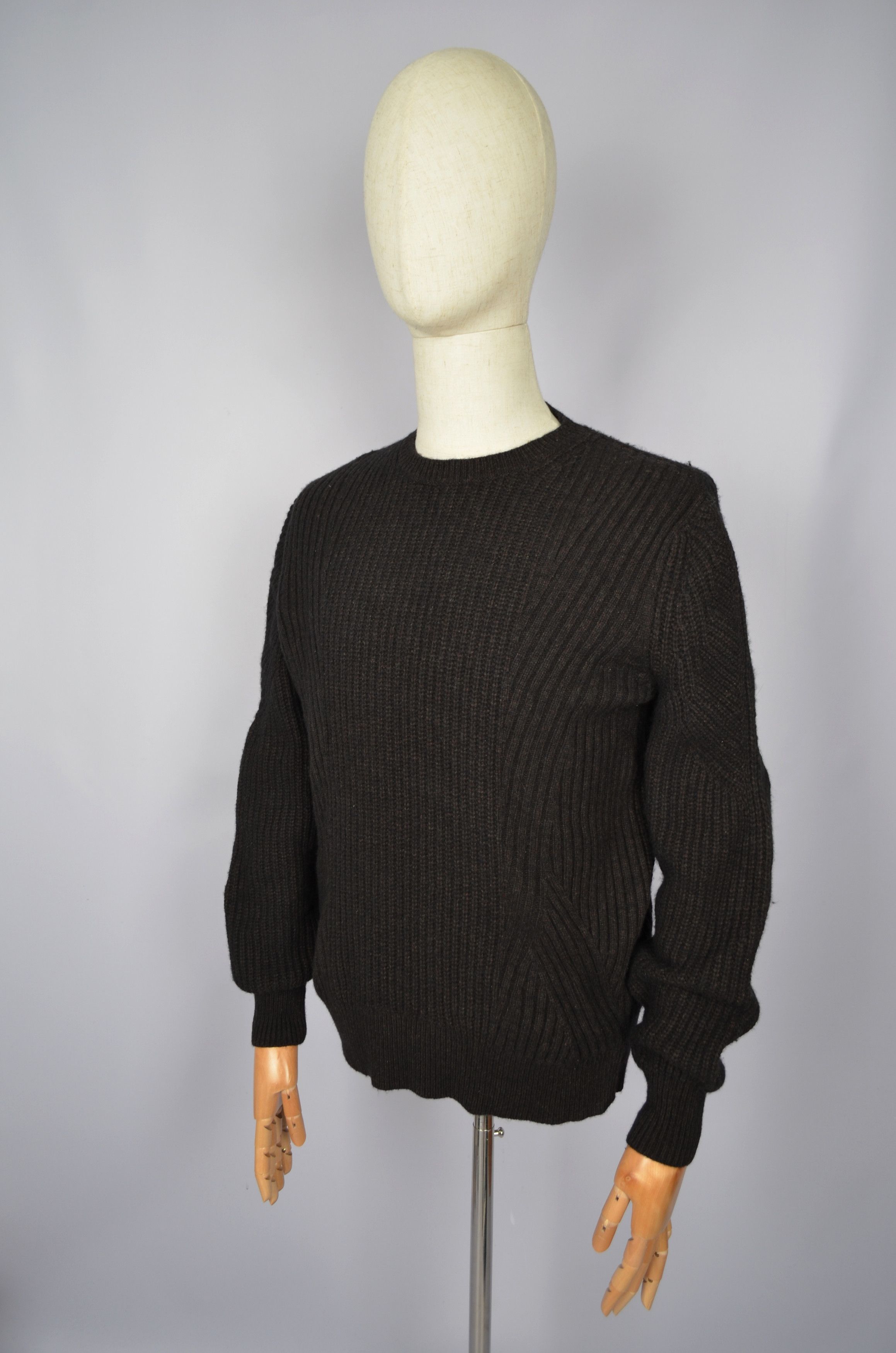 Allsaints × Designer AllSaints Hiren Crew Neck Wool Blend Jumper Sweater Brown Size US S / EU 44-46 / 1 - 2 Thumbnail
