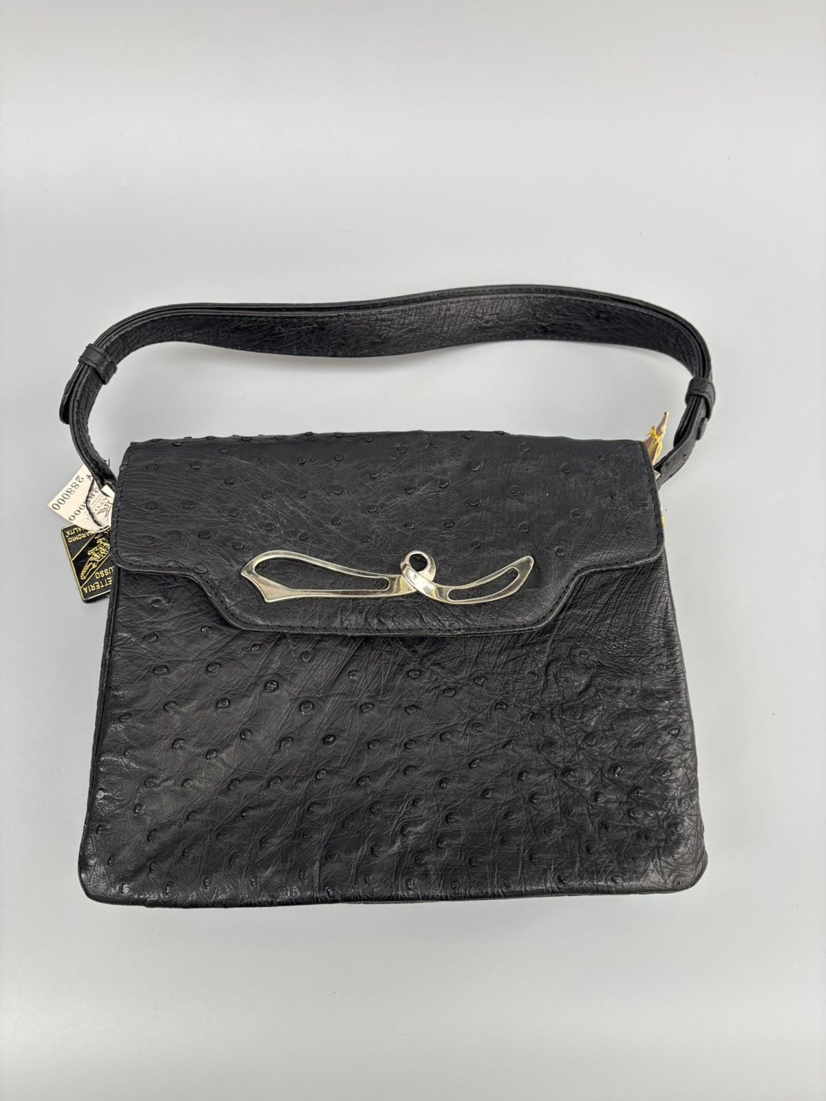 Vintage API Hand made in Italy Real ostrich shoulder bag Size ONE SIZE - 14 Thumbnail