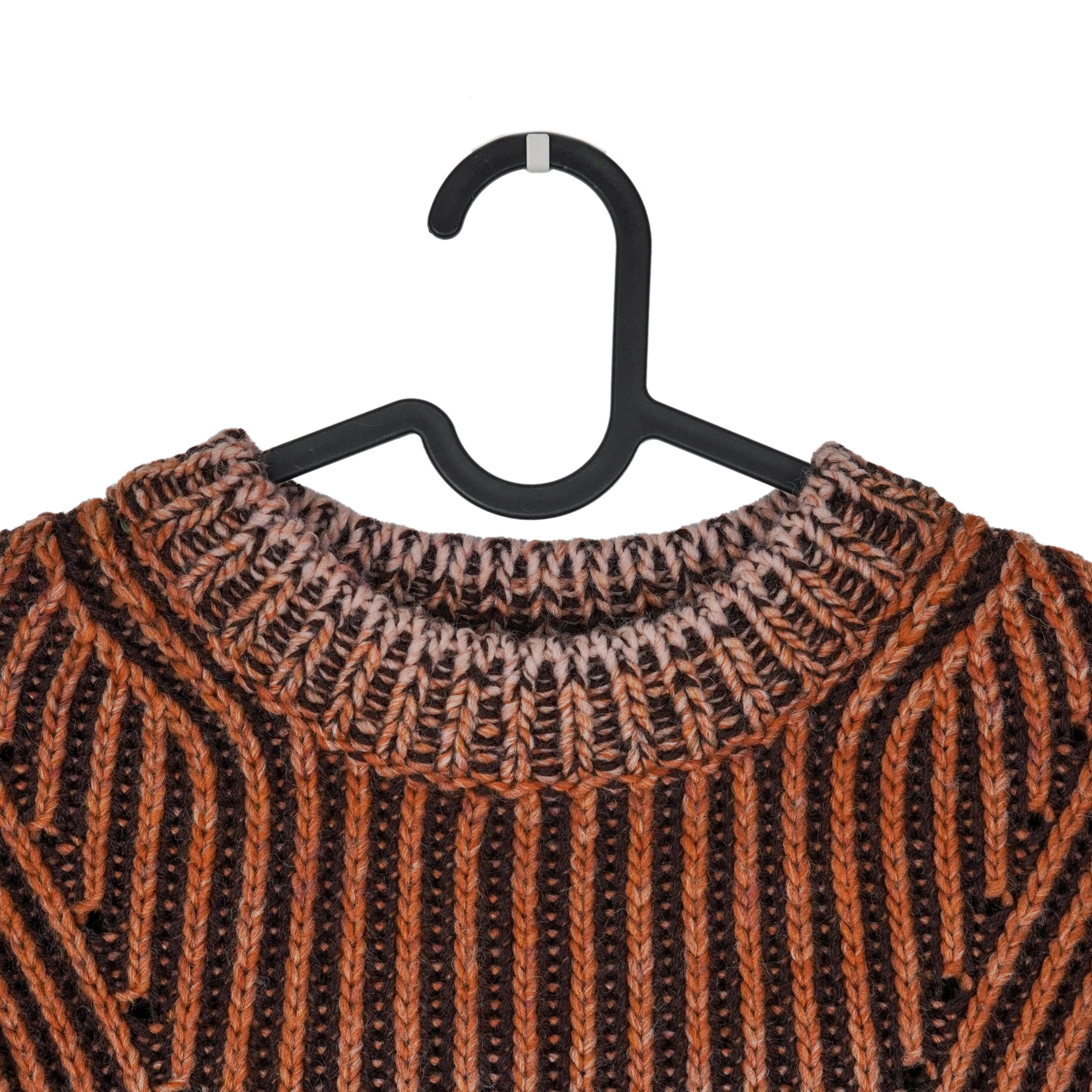 Acne Studios Acne Studios Brown Wool Blend Chunky Knit Crewneck Sweater Size S / US 4 / IT 40 - 3 Thumbnail