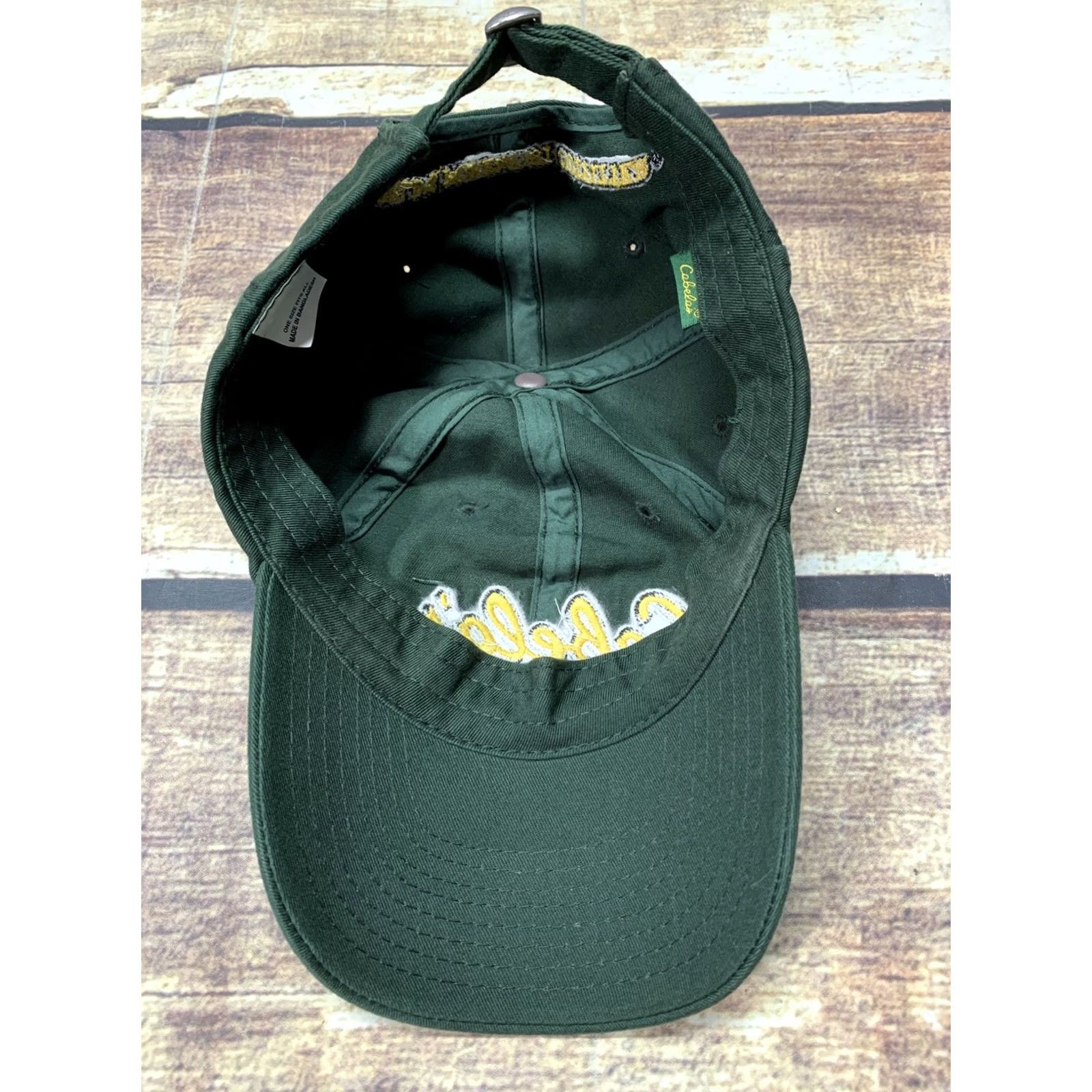 Vintage Cabela’s Cap Hat Green Strap Back Casual Outdoor Hiking Lightweight Adults Mens Adjustable Cap Size ONE SIZE - 7 Thumbnail