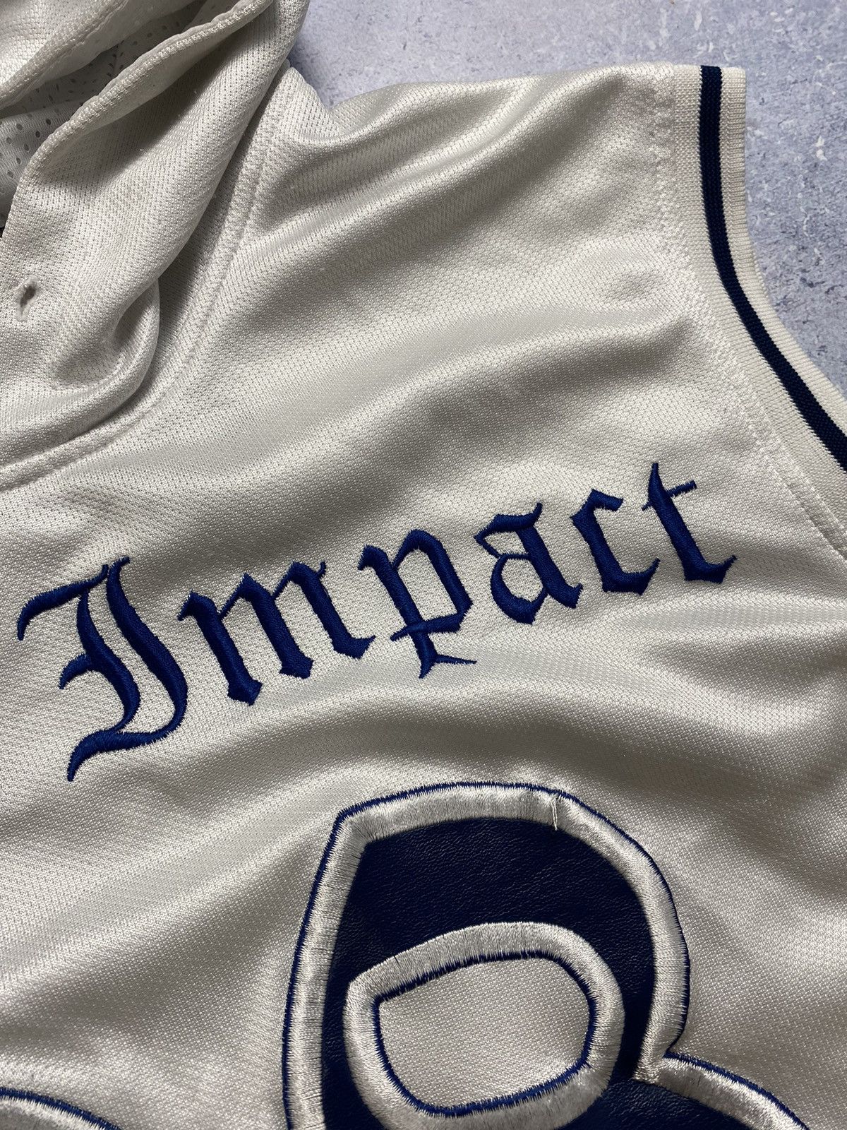 Japanese Brand × Vintage Vintage Down Impact #08 Y2K Drill Style Sleeveless Size US XL / EU 56 / 4 - 8 Thumbnail