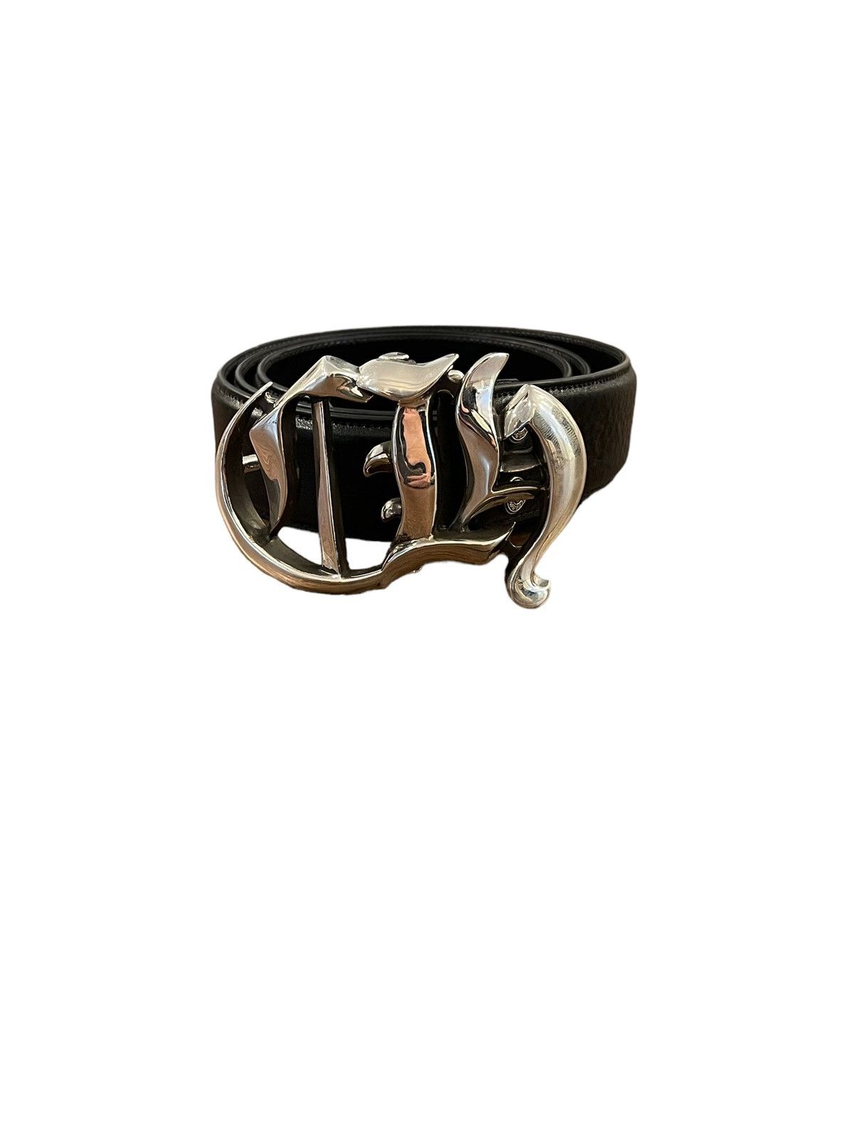 image of Chrome Hearts 1.5In Sterling Silver Ch Buckle, Men's