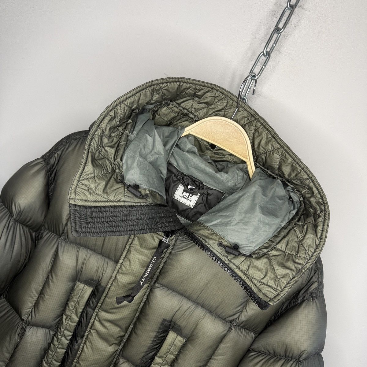 C.P. Company Cp Company DD Shell Down Puffer Google Jacket Khaki Green Size US M / EU 48-50 / 2 - 10 Thumbnail
