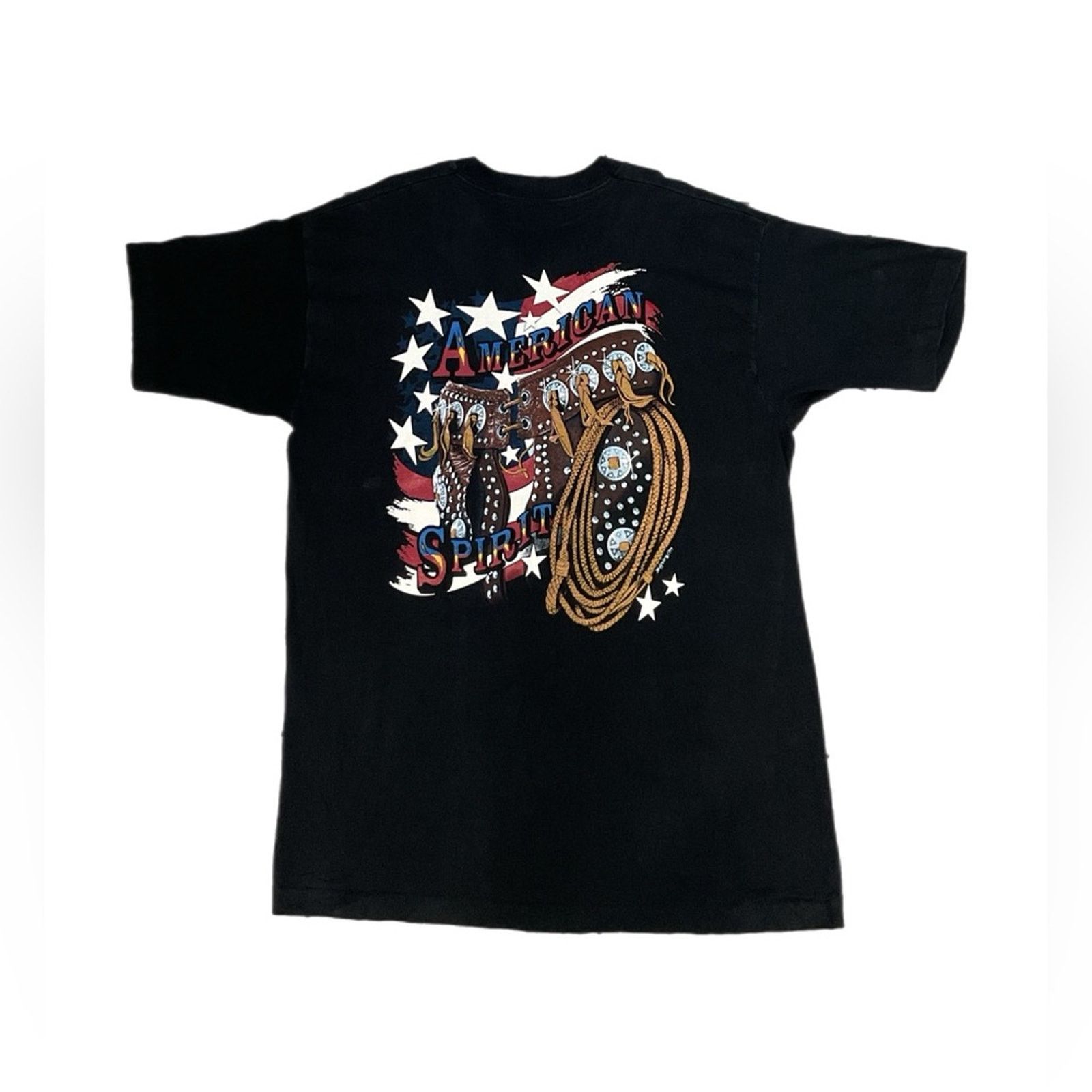 Fruit Of The Loom 1990s Black Hills "South Dakota" American Spirit T-Shirt Size US XL / EU 56 / 4 - 2 Thumbnail
