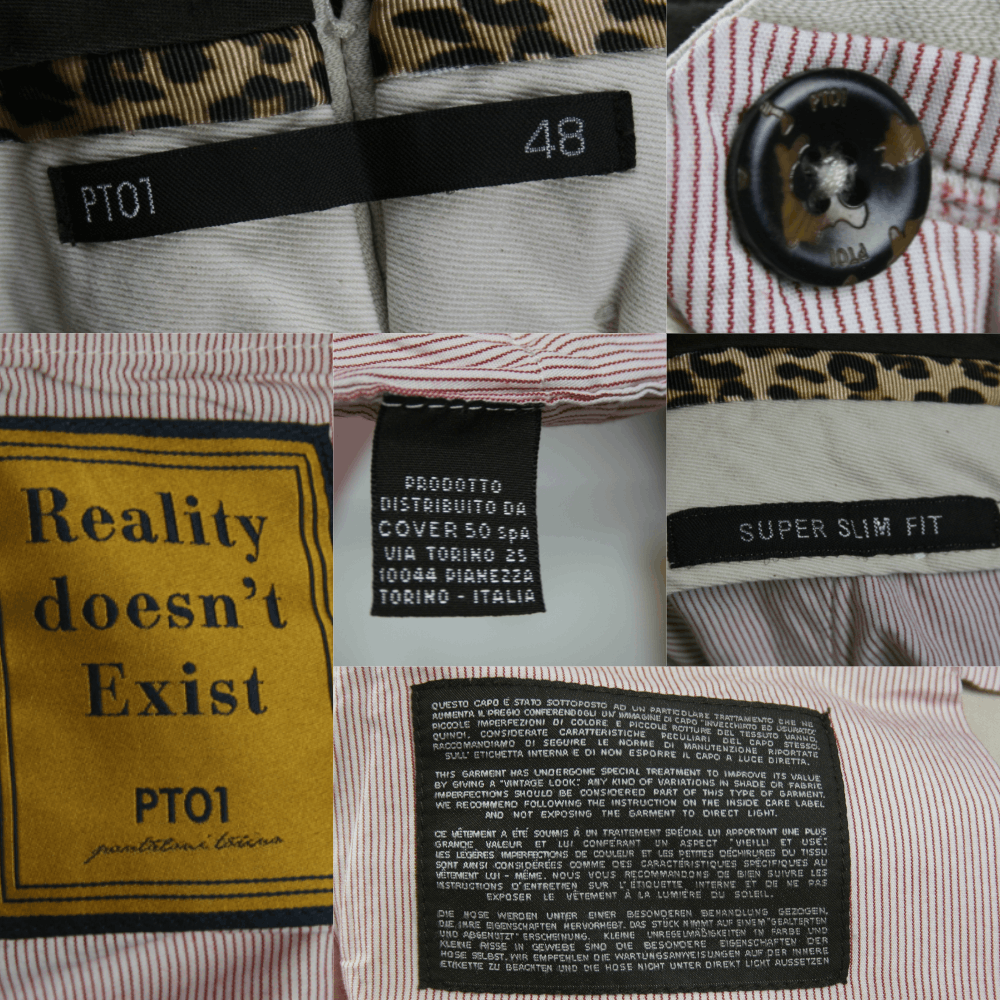 PT Torino PT01 Beige Chino Pants Size US 32 / EU 48 - 13 Thumbnail