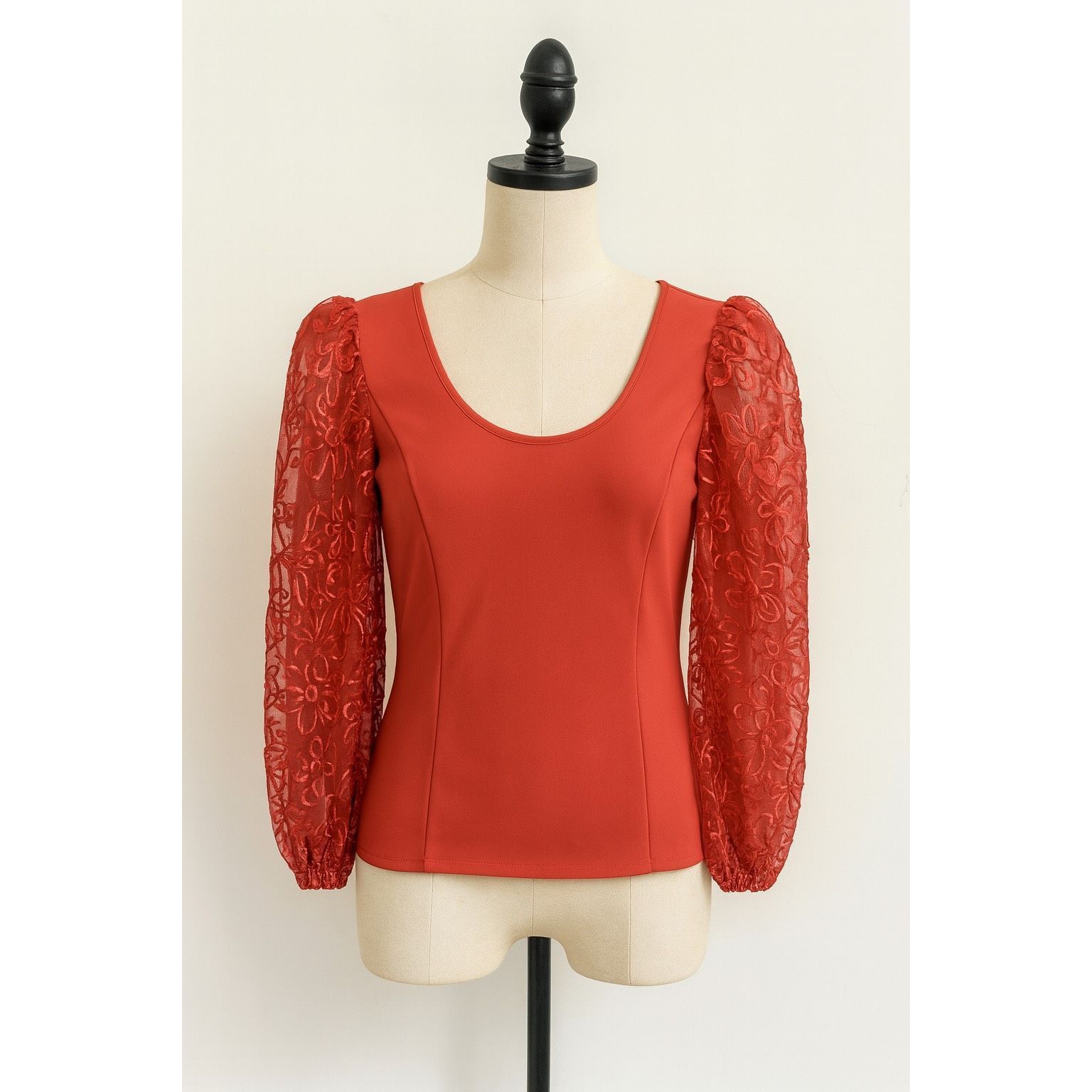 Other Marc New York Puff Sleeve Embroidered Top XS Size XS / US 0-2 / IT 36-38 - 1 Thumbnail