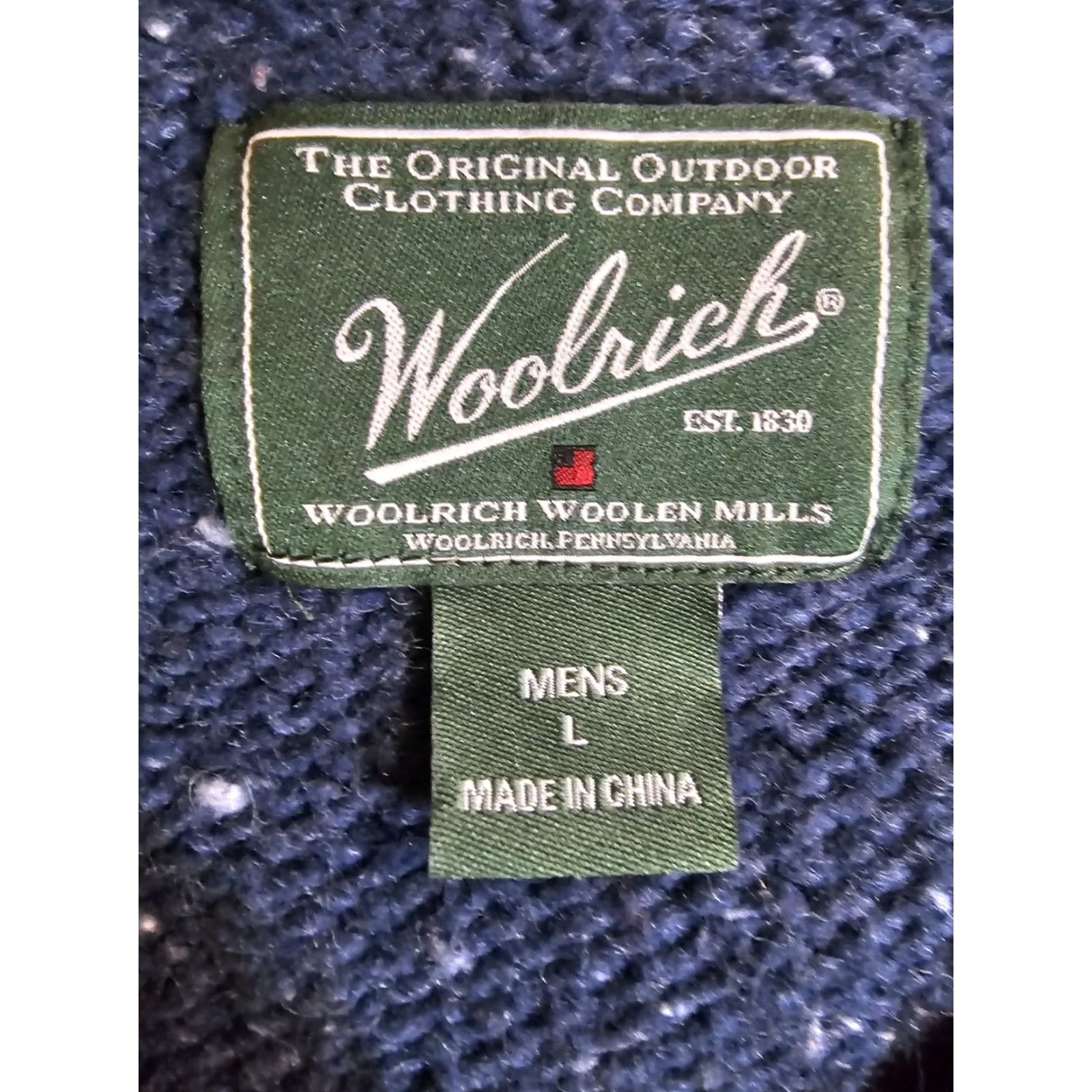 Vintage VINTAGE Woolrich Classic V-Neck Cable Knit Wool Blend Sweater Mens Large Blue Woolrich Sweater Pullover Classic Mens Size L Blue Size US L / EU 52-54 / 3 - 4 Thumbnail