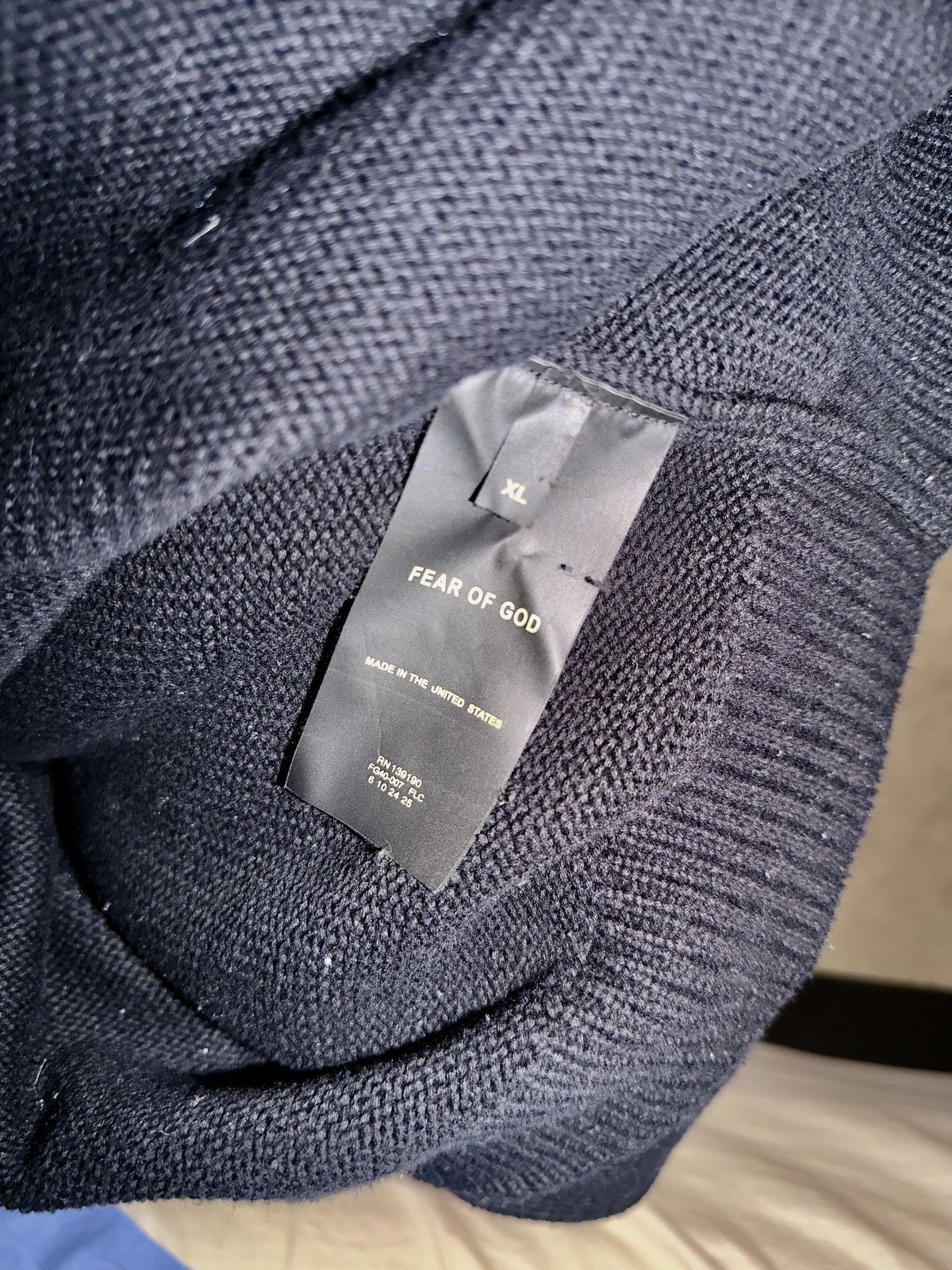 Fear of God Fear of God Knit Sweater Size US XL / EU 56 / 4 - 5 Thumbnail