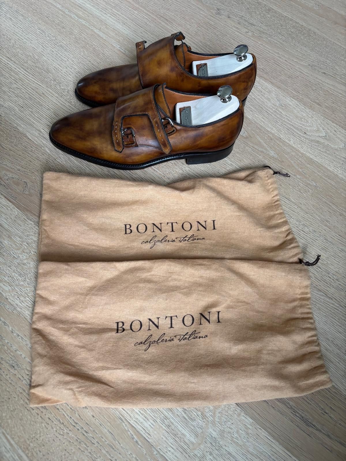 Bontoni Bontoni Via Condotti Double Monk Strap Size US 10.5 / EU 43-44 - 1 Thumbnail