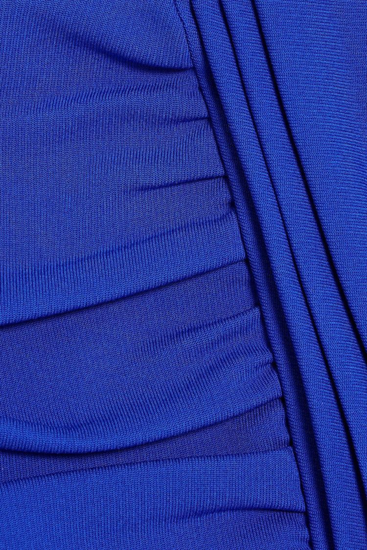 Balmain o1y0625 Mini Skirt in Blue Size 26" / US 2 / IT 38 - 4 Thumbnail