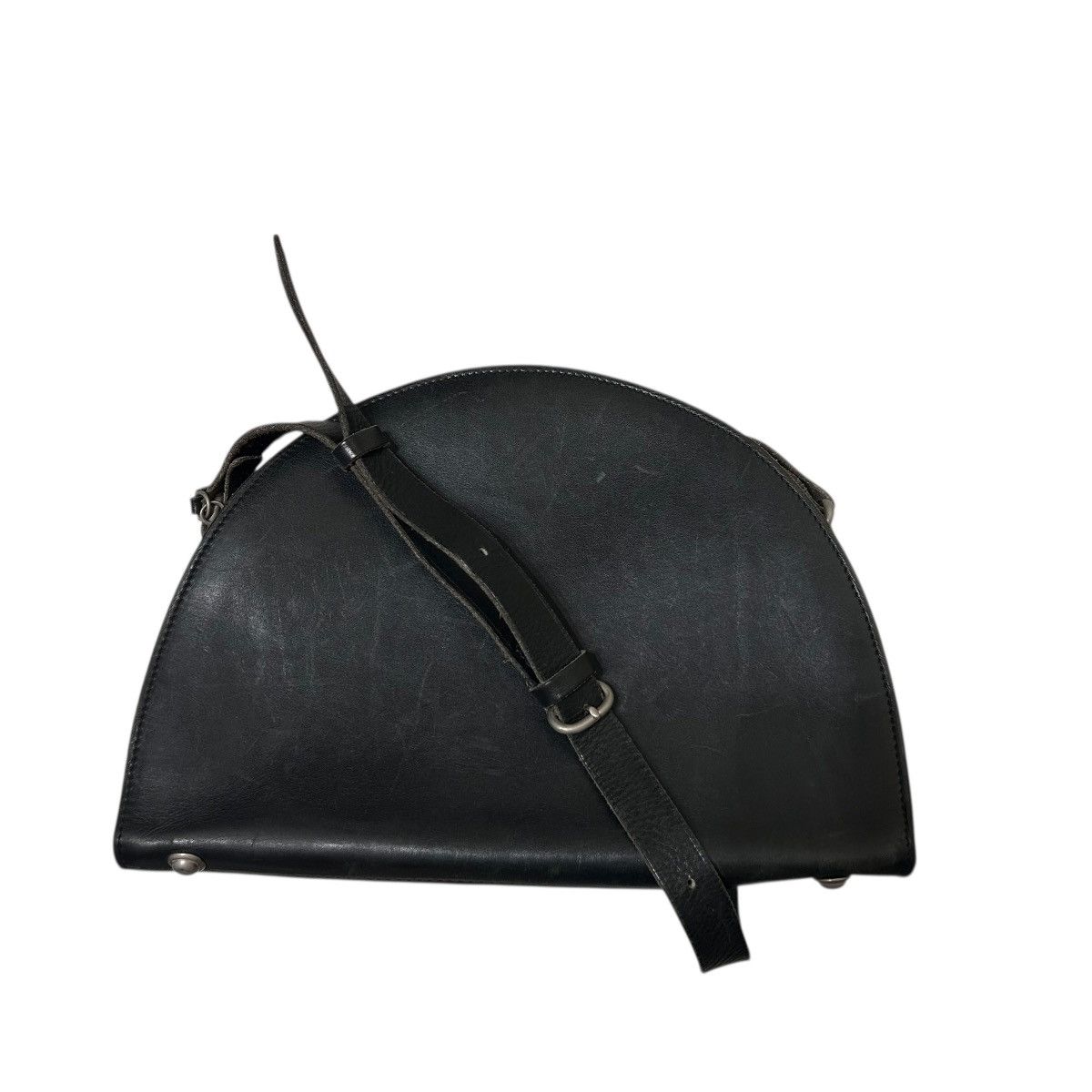 Yohji Yamamoto 702 00s Yohji Yamamoto Y'SACCS leather bag shoulder black Size ONE SIZE - 3 Thumbnail