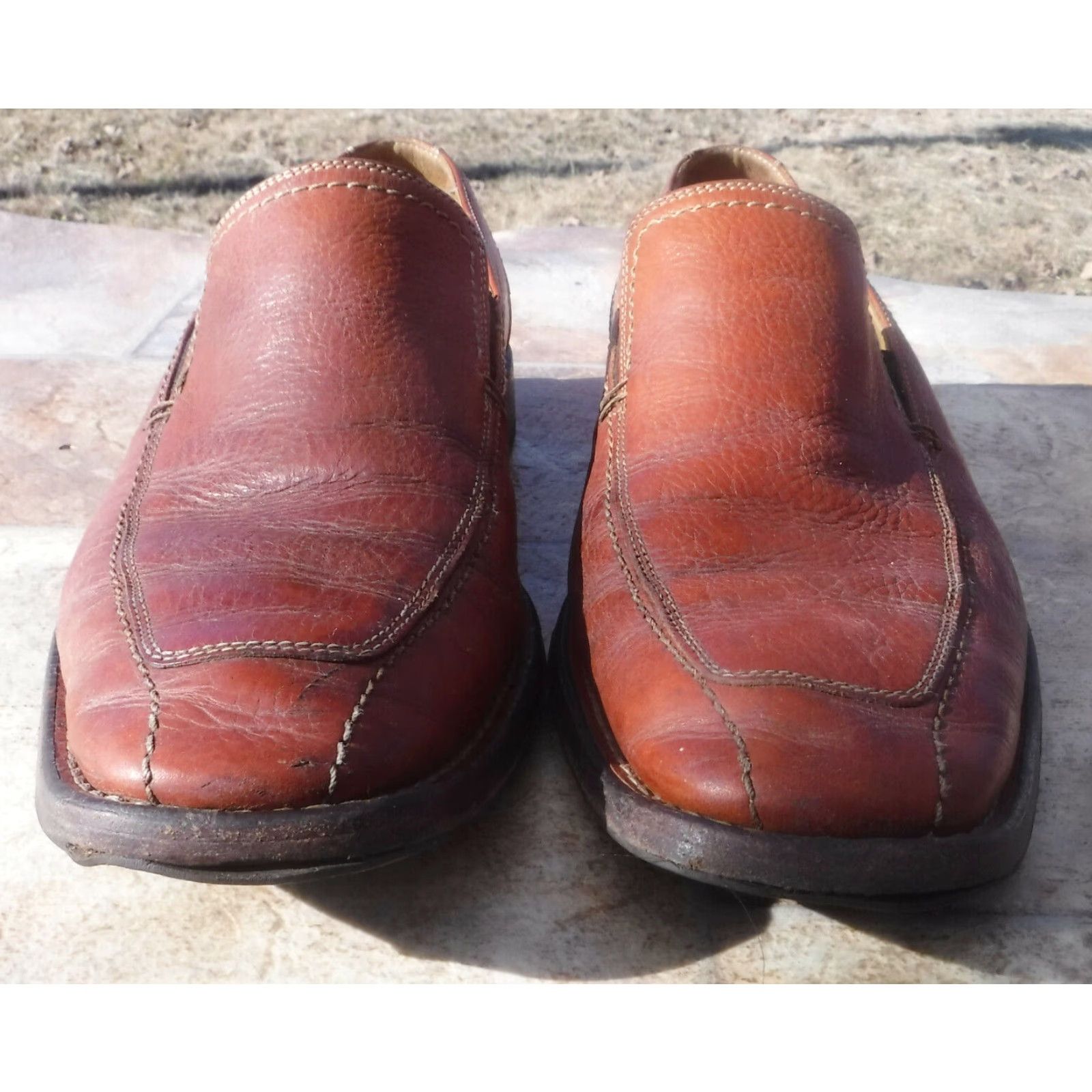 Cole Haan VINTAGE Cole Haan Italy Loafers Slip-On Leather Brown Men's Sz 8.5 M Casual Retro 90s Mens Size US 8.5 / EU 41-42 - 2 Thumbnail