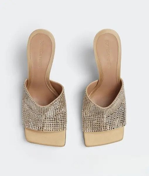 Bottega Veneta o1bcso1str0225 Stretch Crystal-Embellished Sandals Size US 6.5 / IT 36.5 - 2 Thumbnail