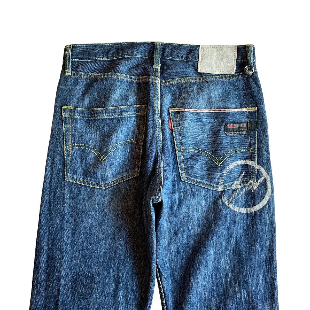 Fragment Design × Japanese Brand × Levi's Levi's x Fragment Design Patchwork Denim Pants Size US 33 - 4 Thumbnail