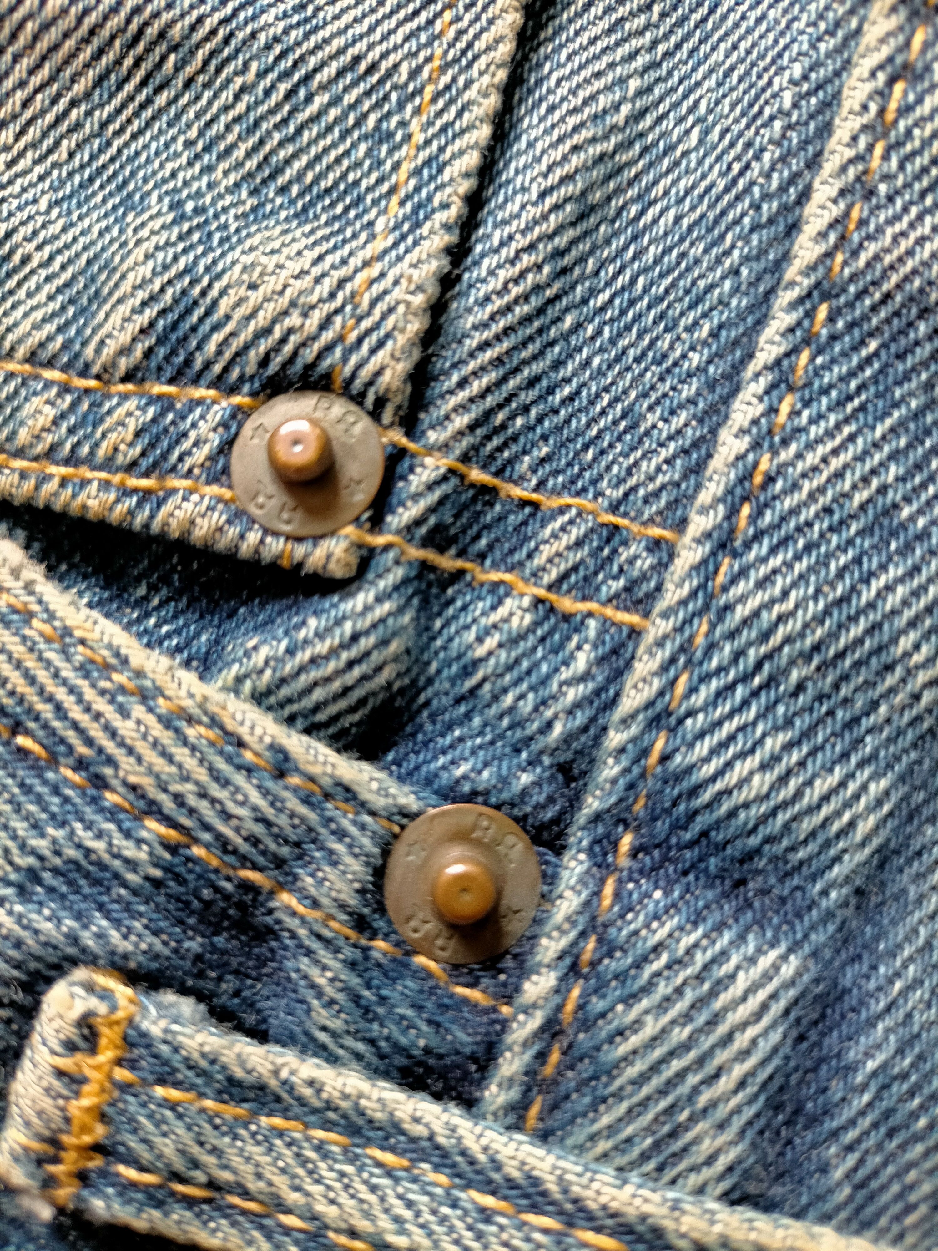 RRL Ralph Lauren RRL Ralph Lauren Selvedge Distressed Blue Jeans Size US 34 / EU 50 - 19 Thumbnail