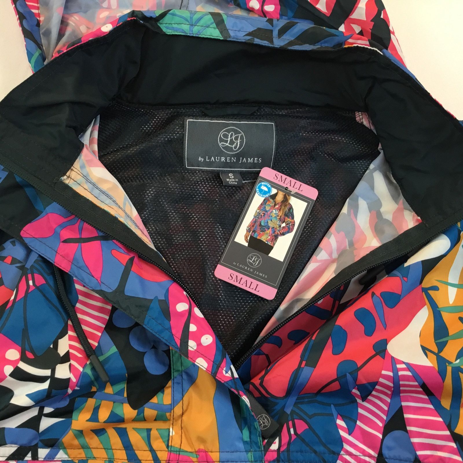 Other Lauren James Water Resistant Jacket Multi-Print Small NWT Size S / US 4 / IT 40 - 4 Thumbnail