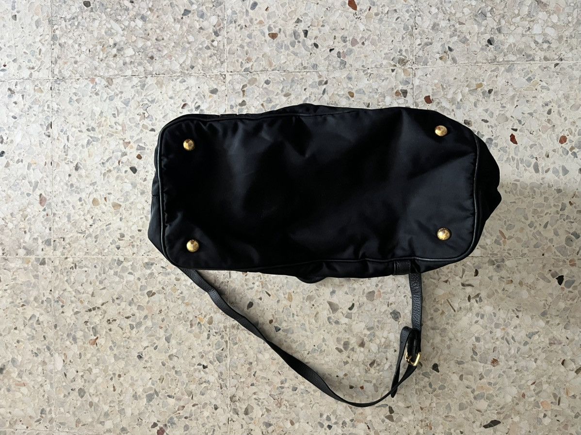 Prada PRADA 2WAY Shoulder Handbag Black Nylon Leather Logo Plate Size ONE SIZE - 13 Thumbnail
