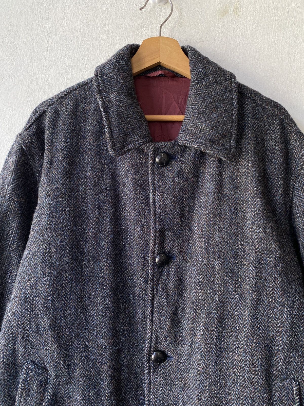 Harris Tweed Vintage 90s Poppy Yokohama x Harris Tweed Wool Jacket Size US M / EU 48-50 / 2 - 5 Thumbnail