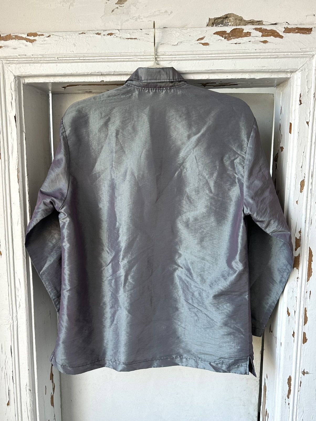 Beauty Beast × Japanese Brand × Vintage 90s Vintage Chameleon Shimmer Overshirt Size M / US 6-8 / IT 42-44 - 4 Thumbnail