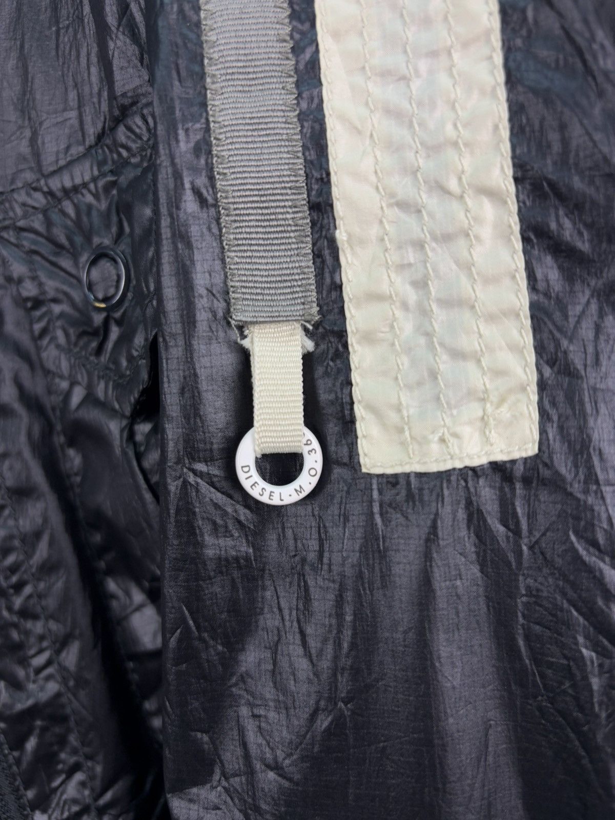 Diesel Vintage Y2K Diesel Windbreaker Biker Jacket Size US L / EU 52-54 / 3 - 6 Thumbnail