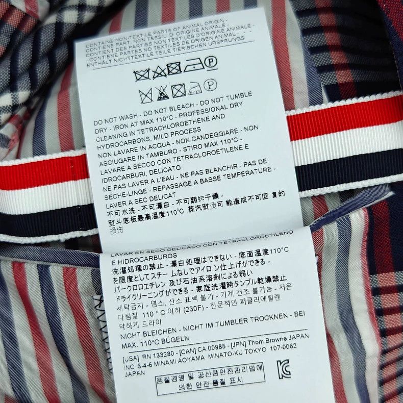 Thom Browne Thom Browne Size 42Plaid Suit Jacket 2501-Nextarrow Size 42R - 7 Thumbnail