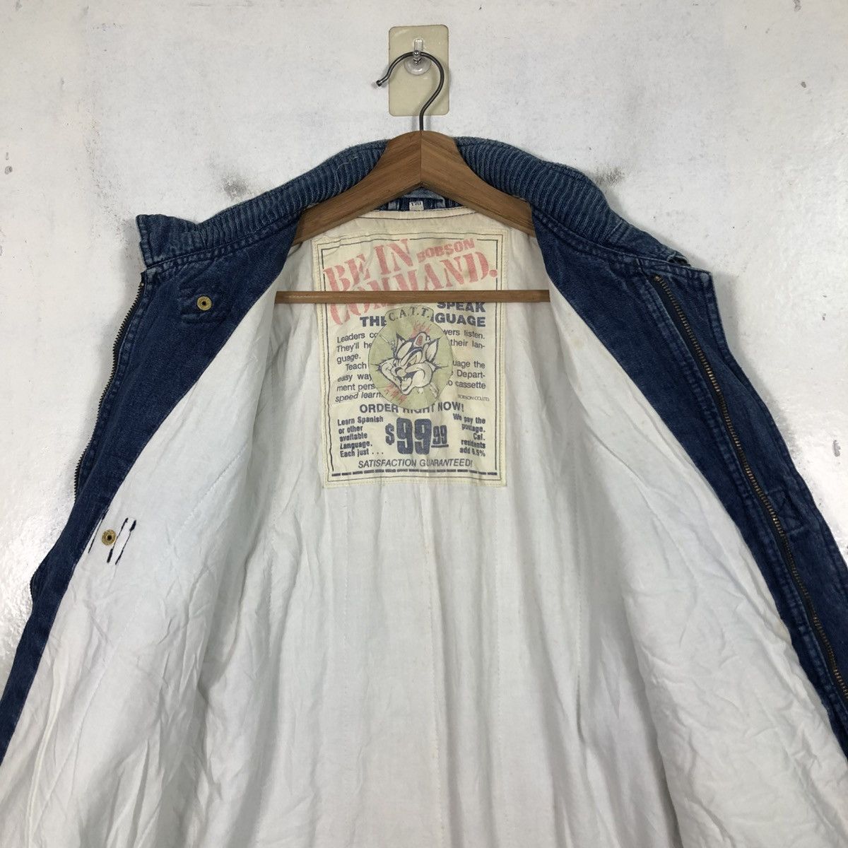 Japanese Brand Biker Bondage Parachute Denim Jacket Bobson Seditionaries Size US L / EU 52-54 / 3 - 16 Thumbnail