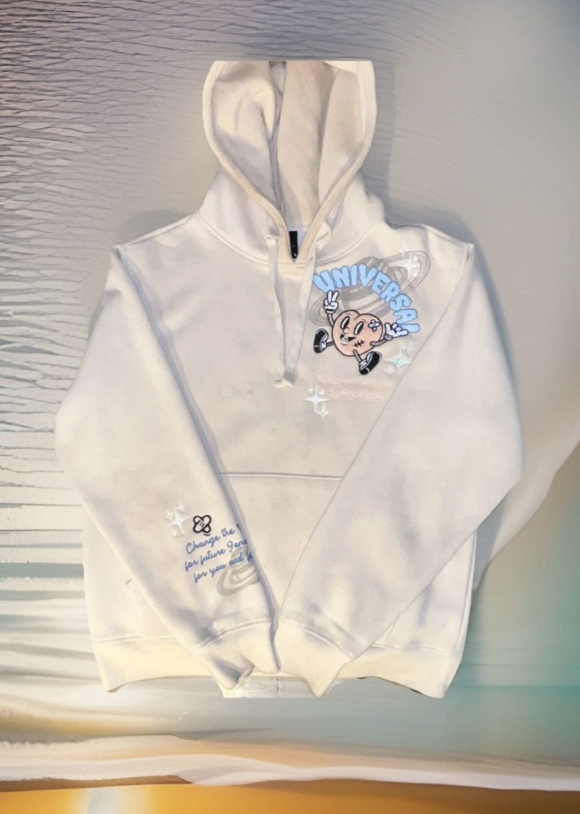 Smoke Rise “UNIVERSAL -THINGS WILL NEVER BE THE SAME-“ (SIZE L) HOODIE Size US L / EU 52-54 / 3 - 3 Thumbnail