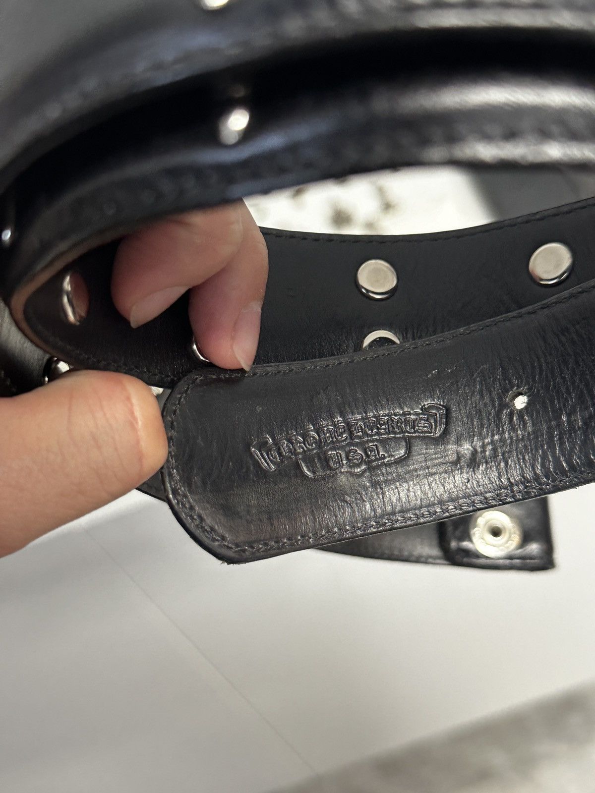 Chrome Hearts Chrome Hearts Loaded Dagger Belt Strap (STRAP ONLY) Size 32 - 8 Thumbnail