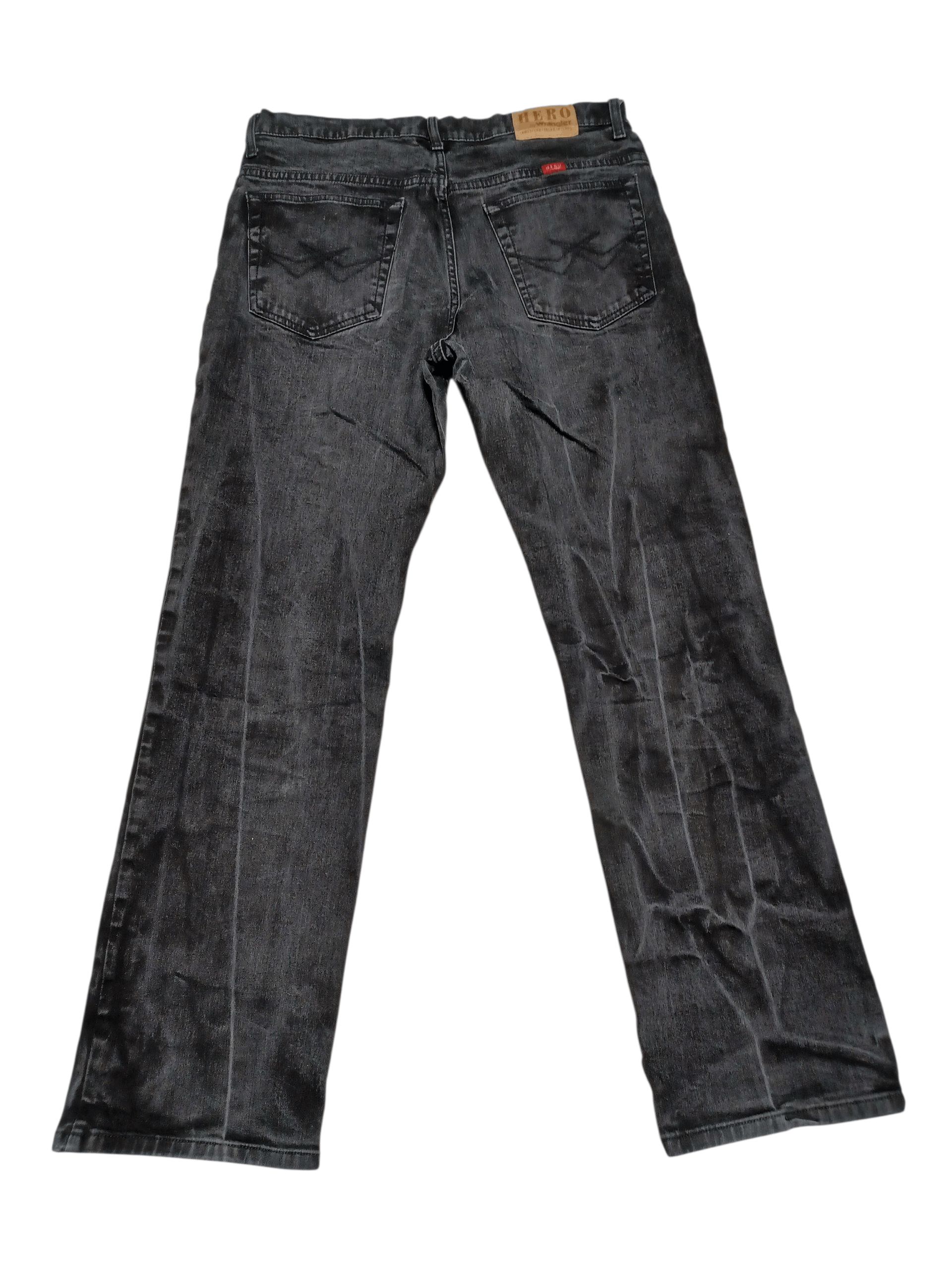 Wrangler WRANGLER VINTAGE BLACK WASHED JEANS DENIM Size US 36 / EU 52 - 2 Thumbnail