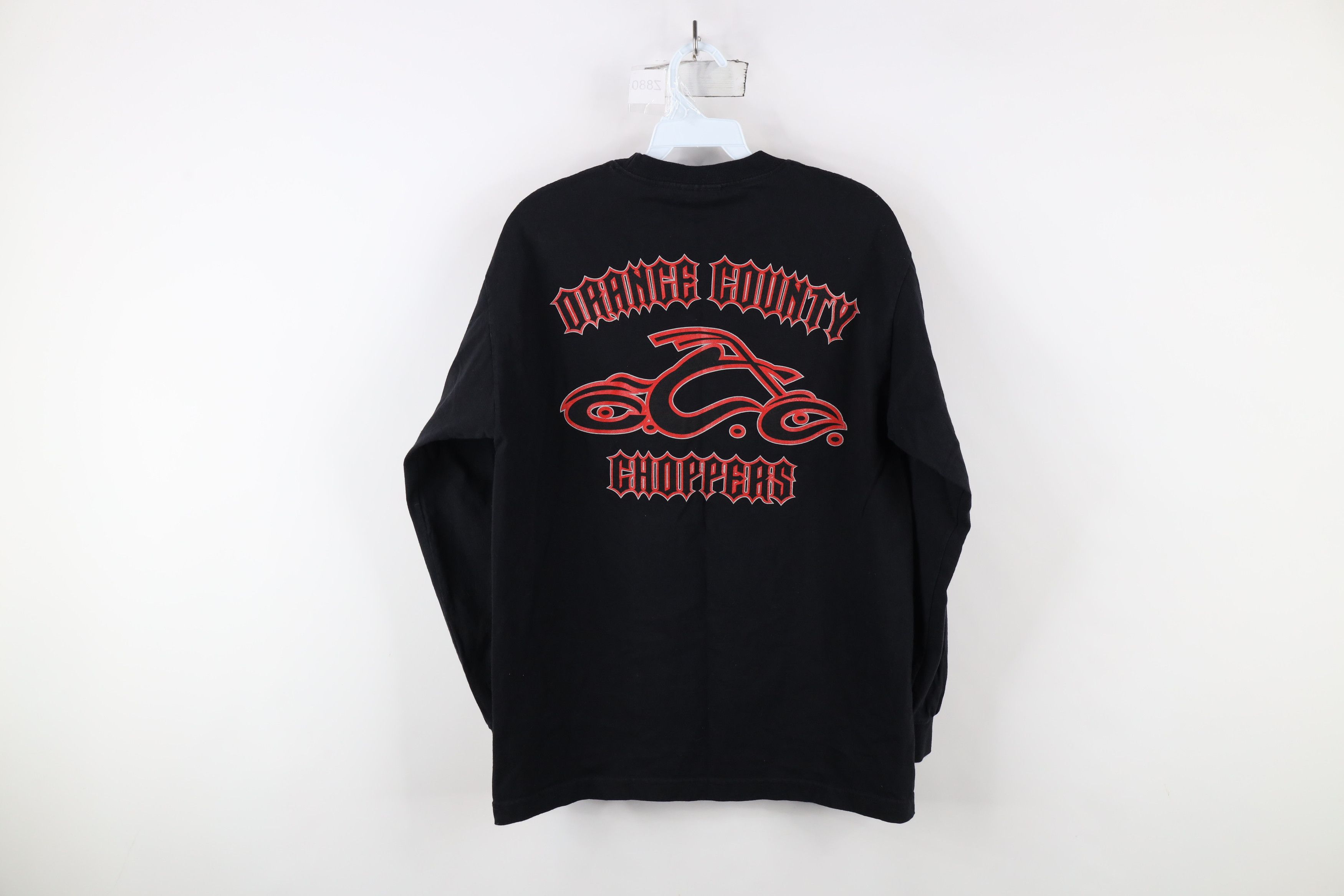 Vintage Vintage 90s Orange County Chopper Moto Long Sleeve T-Shirt Size US M / EU 48-50 / 2 - 10 Thumbnail