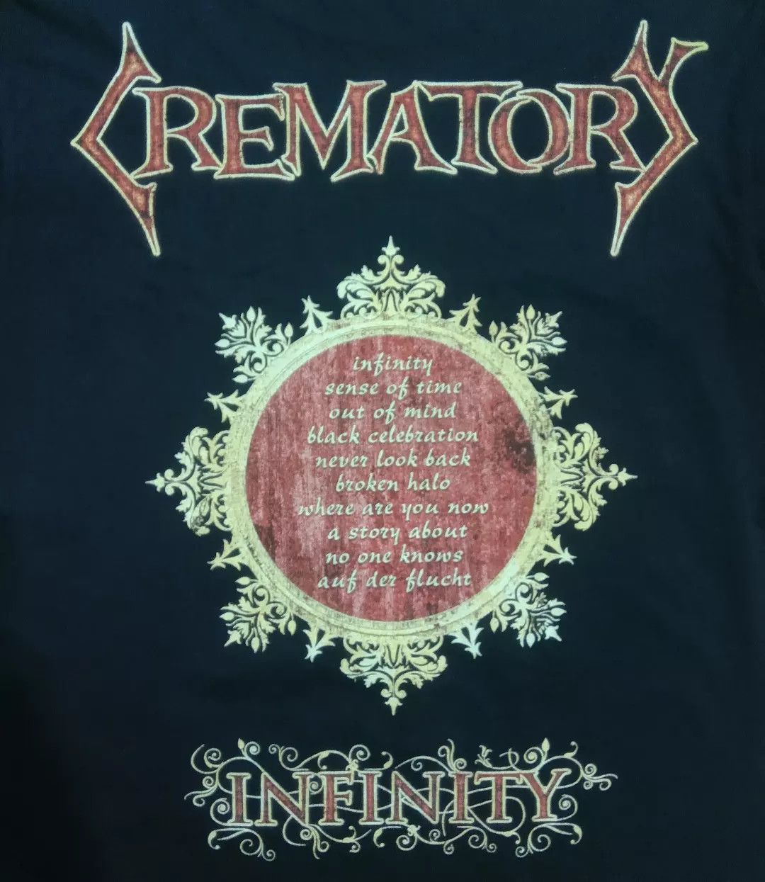 Band Tees × Vintage CREMATORY infinity Size US L / EU 52-54 / 3 - 4 Thumbnail