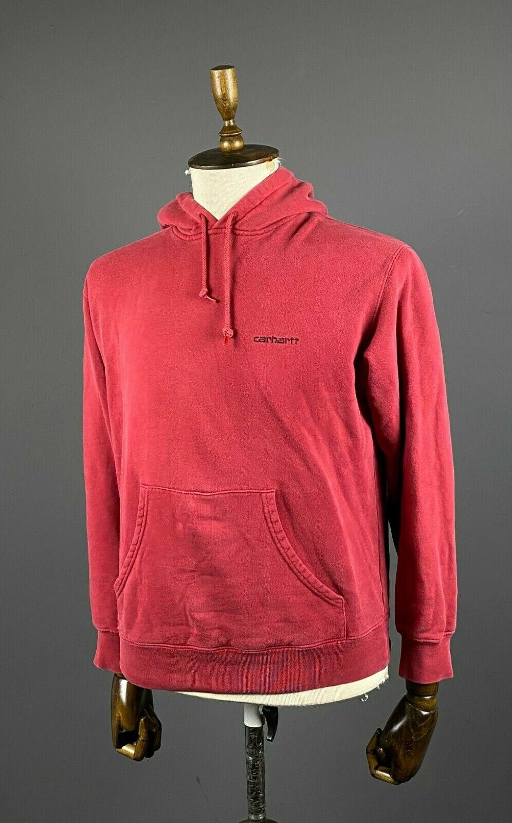 Carhartt Men Carhartt Red Full Zip Cotton Hoodie Sweater Size S Size US S / EU 44-46 / 1 - 1 Thumbnail