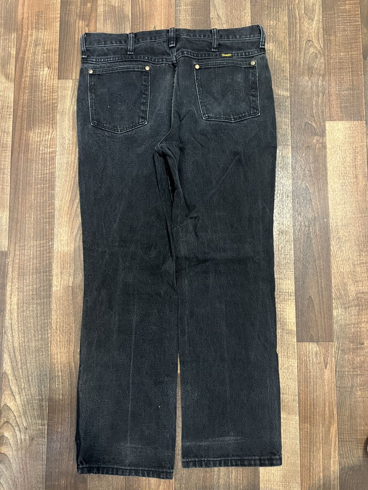 Wrangler Wrangler Black Denim Size US 33 - 2 Thumbnail