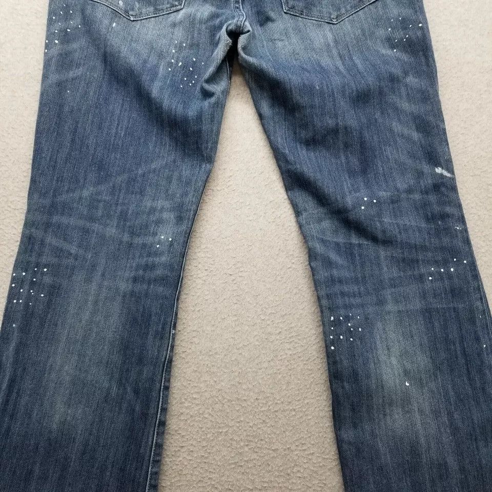 Seven 7 Seven7 Jeans Womens 33x33 Blue Denim Flared Stretch Size 33" - 8 Thumbnail