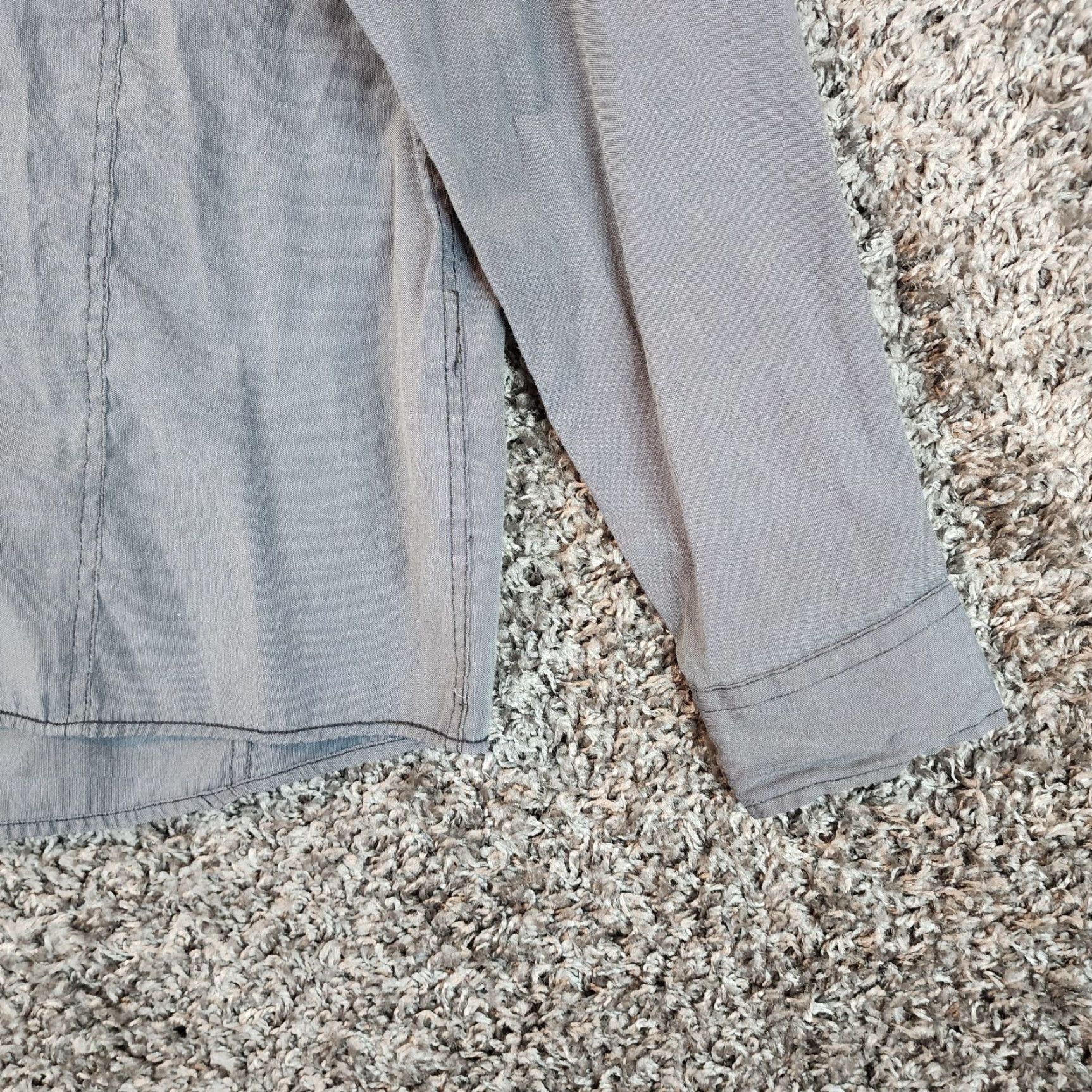 Vintage CJ Black Mens Gray Blue Long Sleeve Button-Up Size L Size US L / EU 52-54 / 3 - 4 Thumbnail