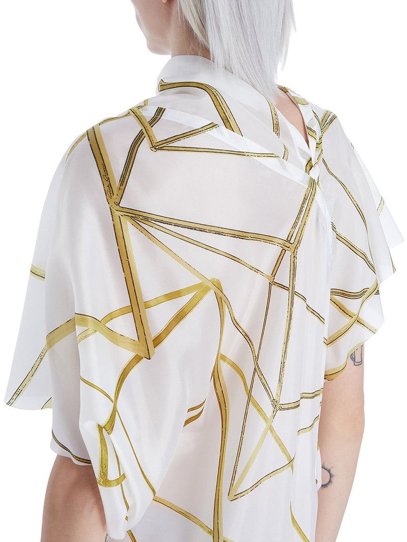 Rick Owens o1y0126 Maxi Dress in White/Green Size XS / US 0-2 / IT 36-38 - 5 Thumbnail