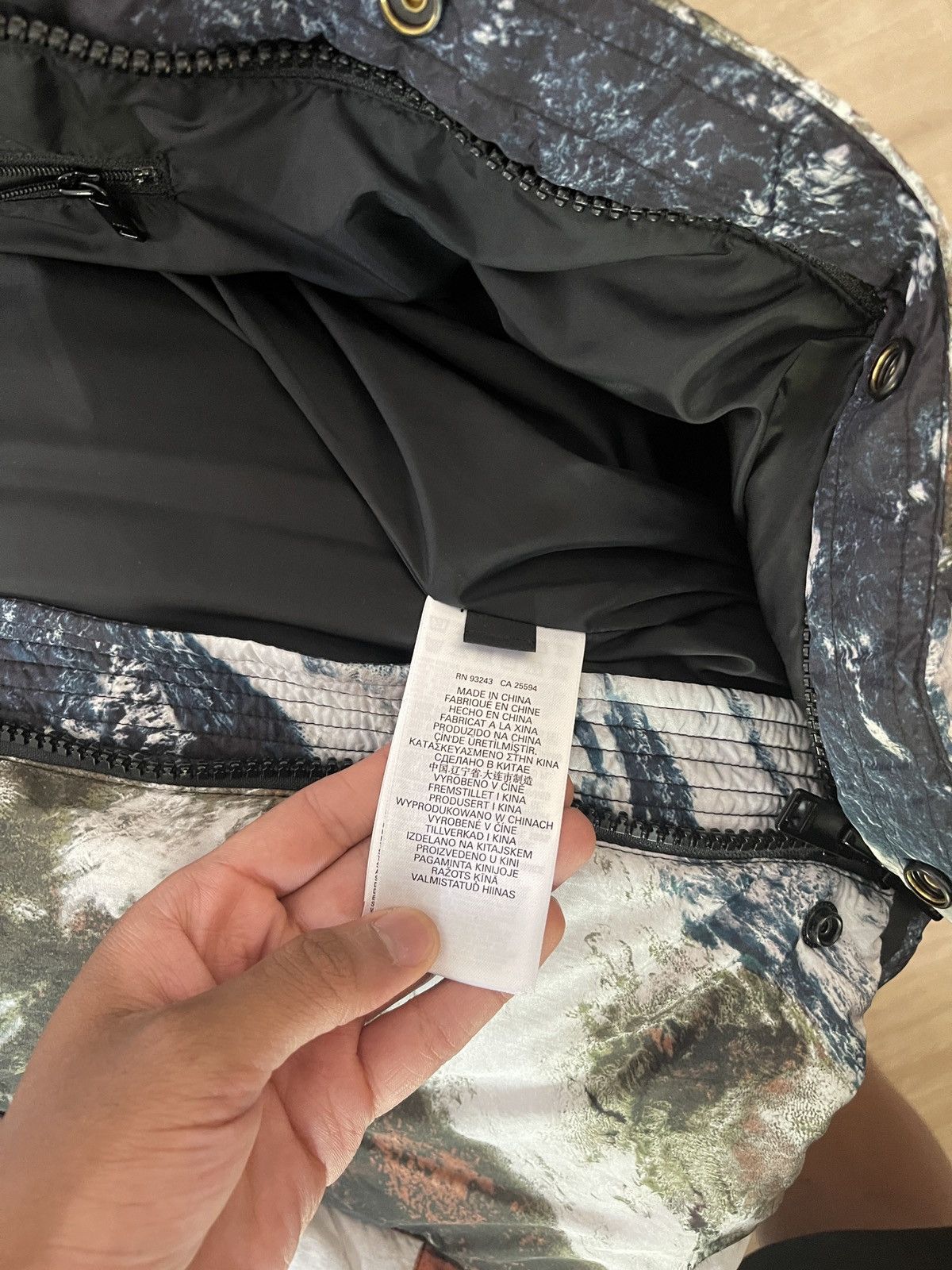 Diesel Diesel Multicolor Padded Jacket with Planet Print Size US M / EU 48-50 / 2 - 8 Thumbnail