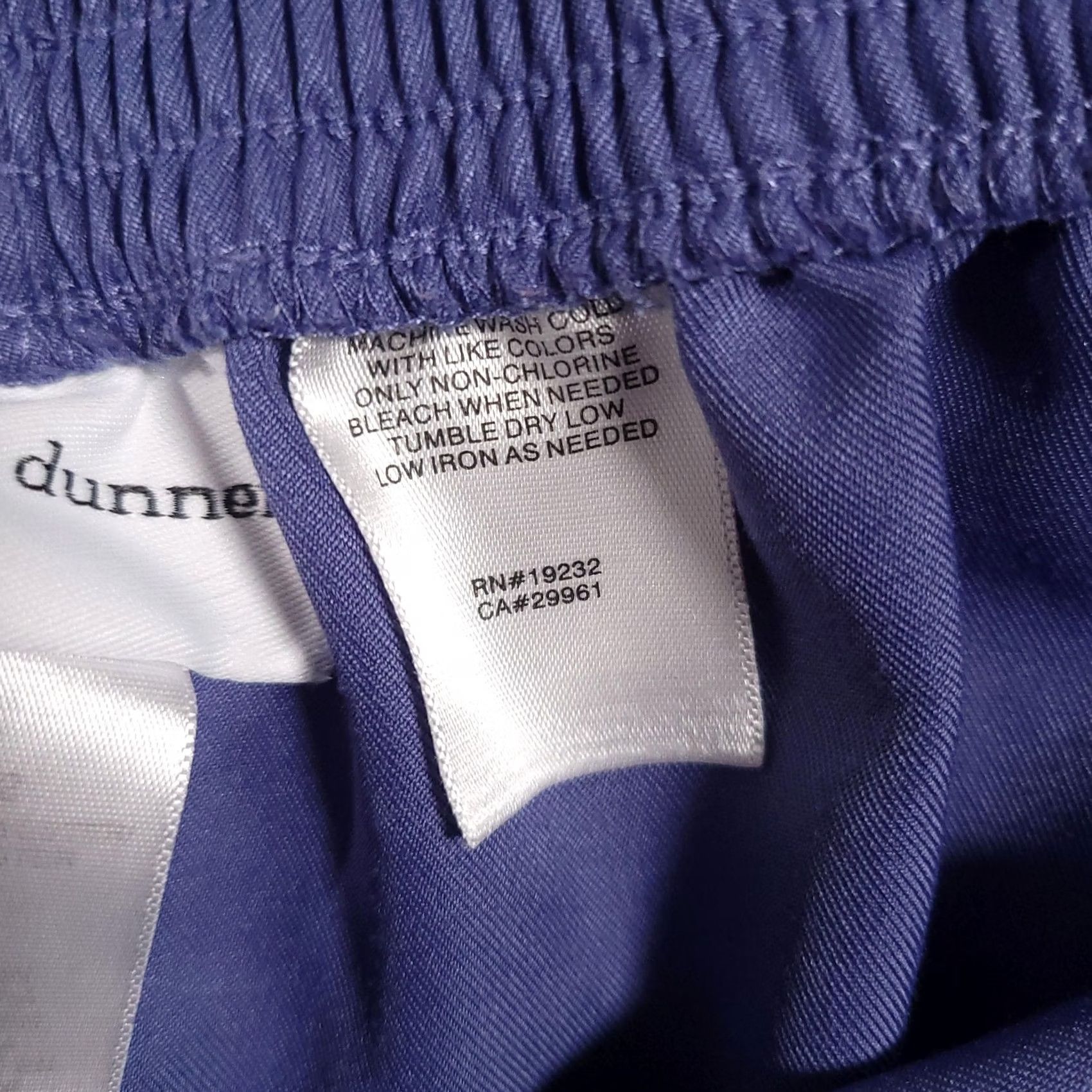 Vintage Alfred Dunner Pants Womens 12 Straight Leg Pull On Trousers Pockets Classic Blue Style Dress Pants Straight Leg Easy Care Size 34" / US 12 / IT 48 - 7 Thumbnail