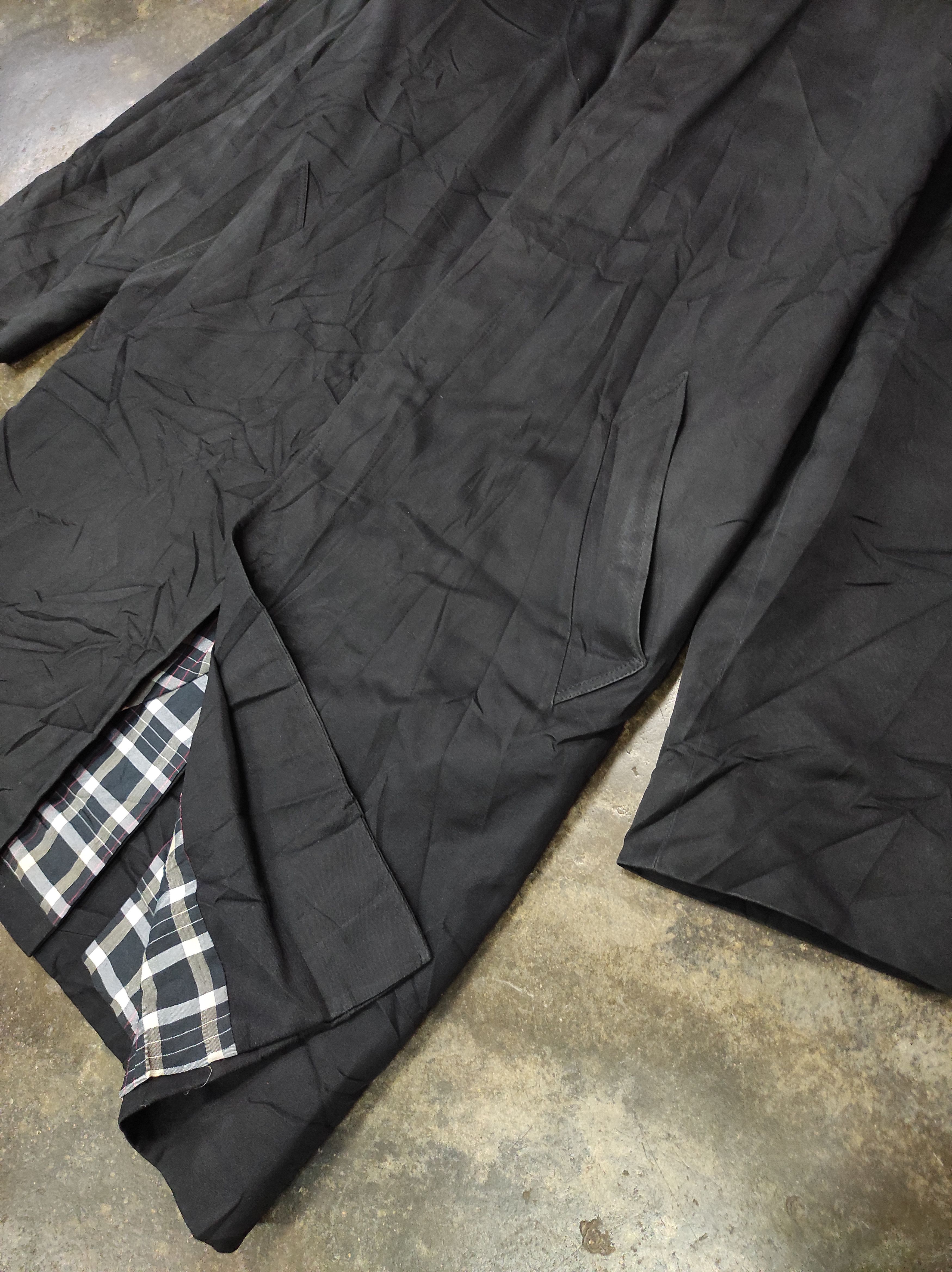 agnes b. AGNES B HOMME BLACK COAT OVERCOAT LONG JACKET SUN FADED Size US S / EU 44-46 / 1 - 4 Thumbnail